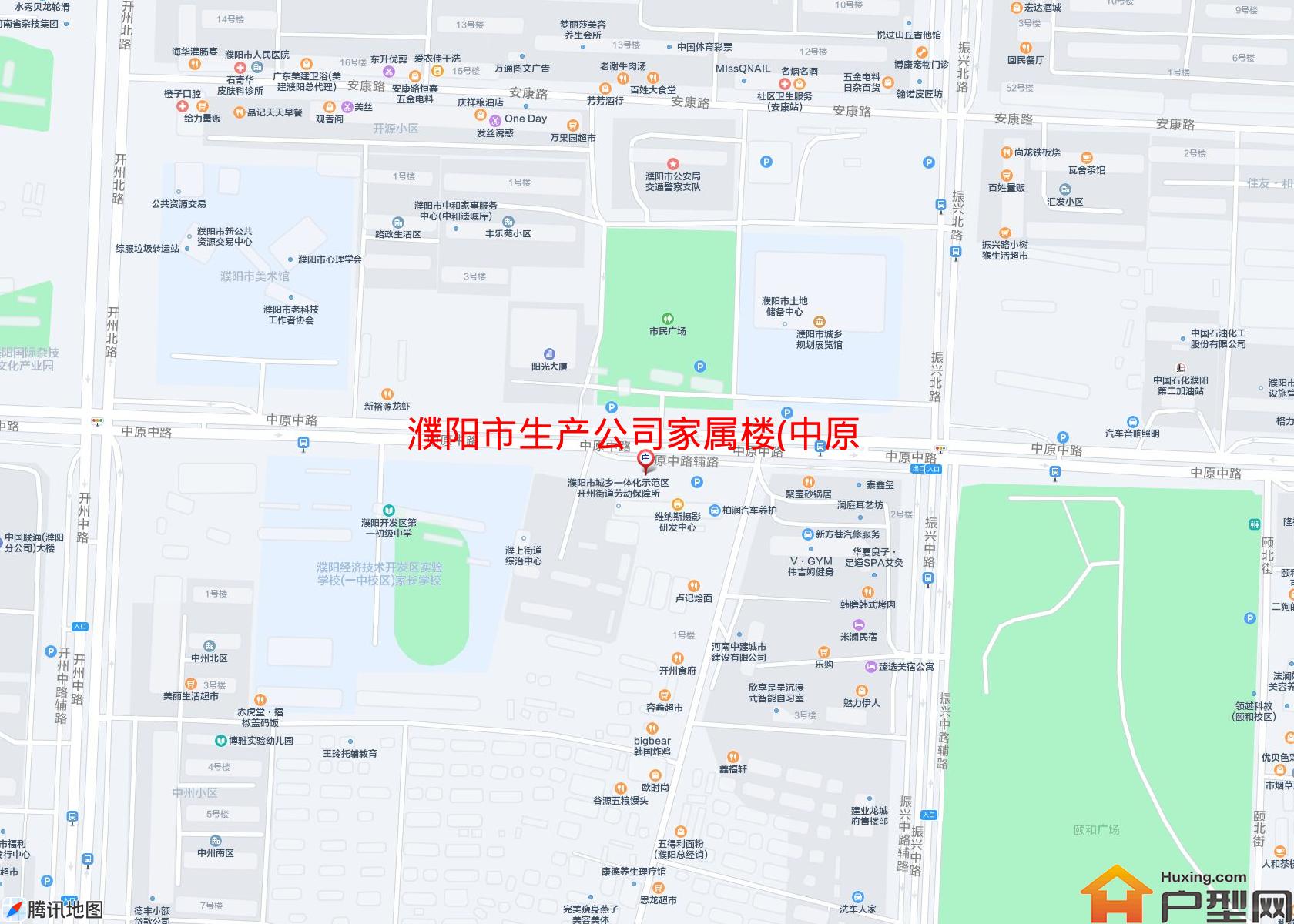 生产公司家属楼(中原中路)小区 - 户型网