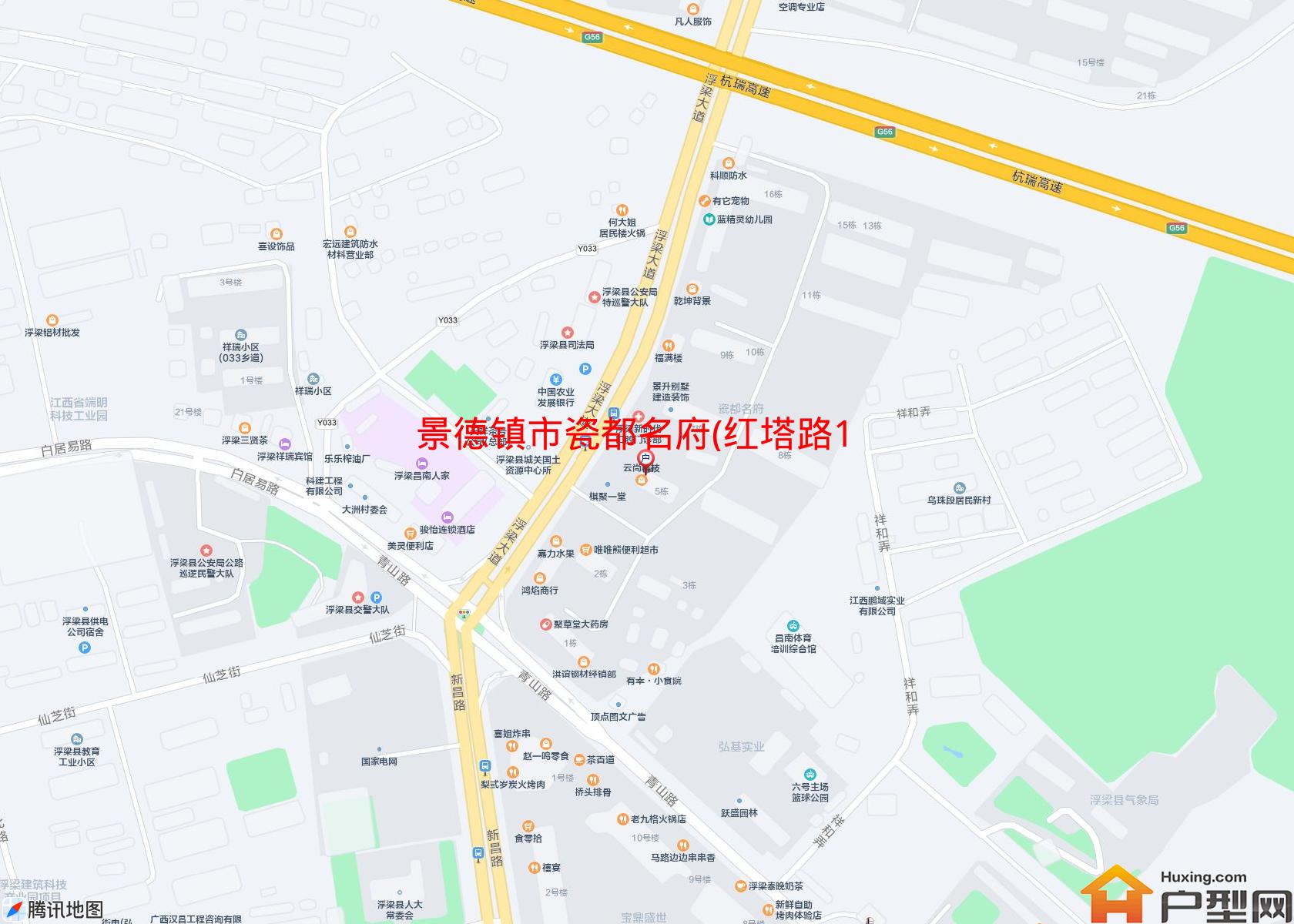 瓷都名府(红塔路1号)小区 - 户型网