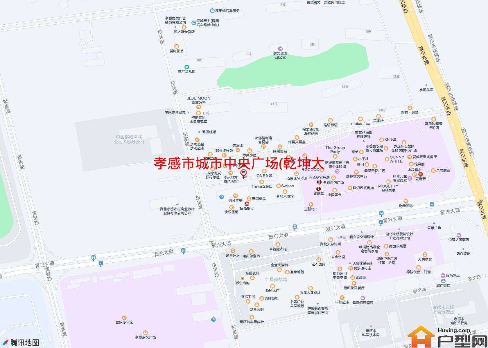 城市中央广场(乾坤大道)小区 - 户型网