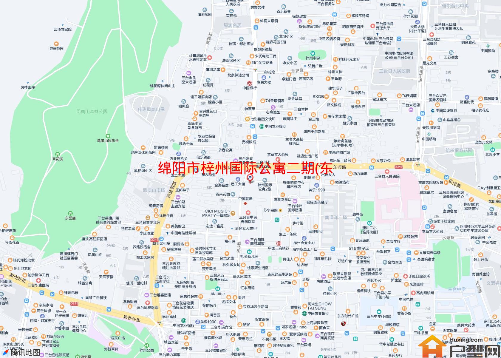 梓州国际公寓二期(东河路)小区 - 户型网