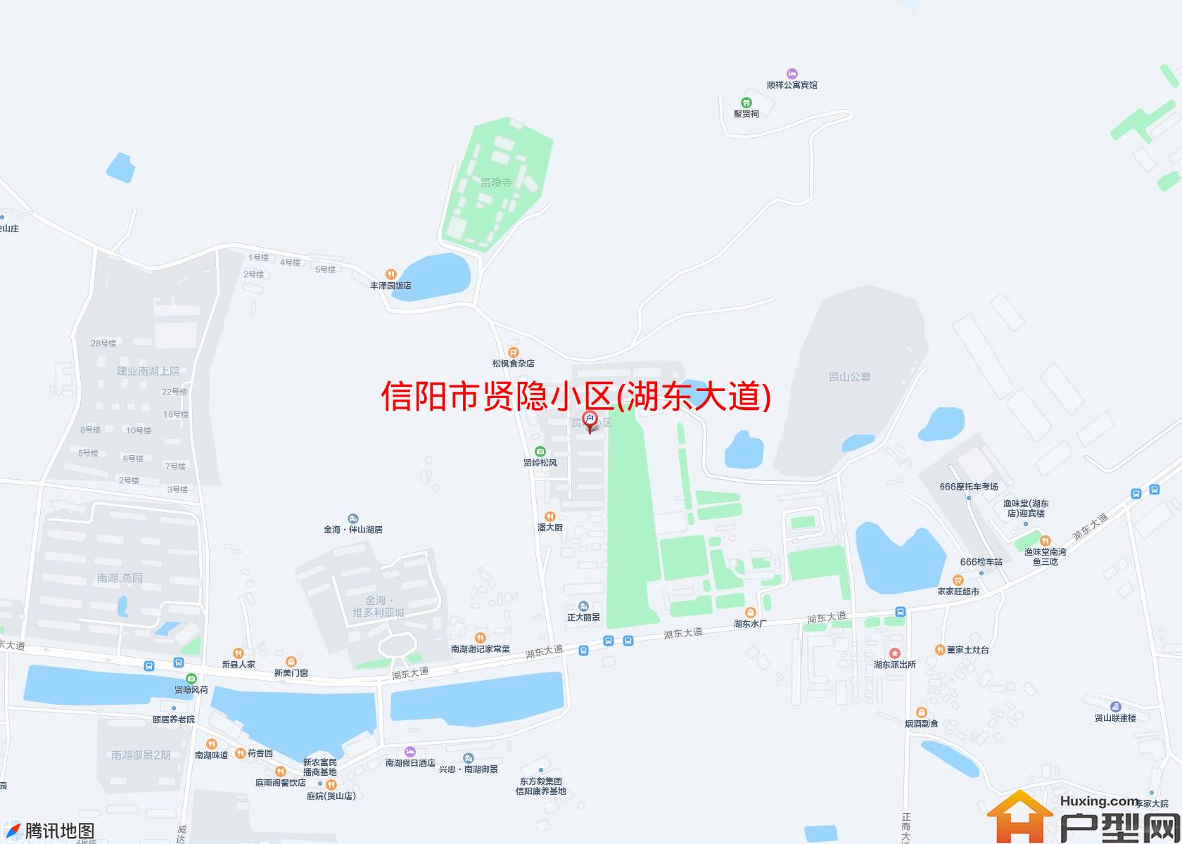 贤隐小区(湖东大道)小区 - 户型网