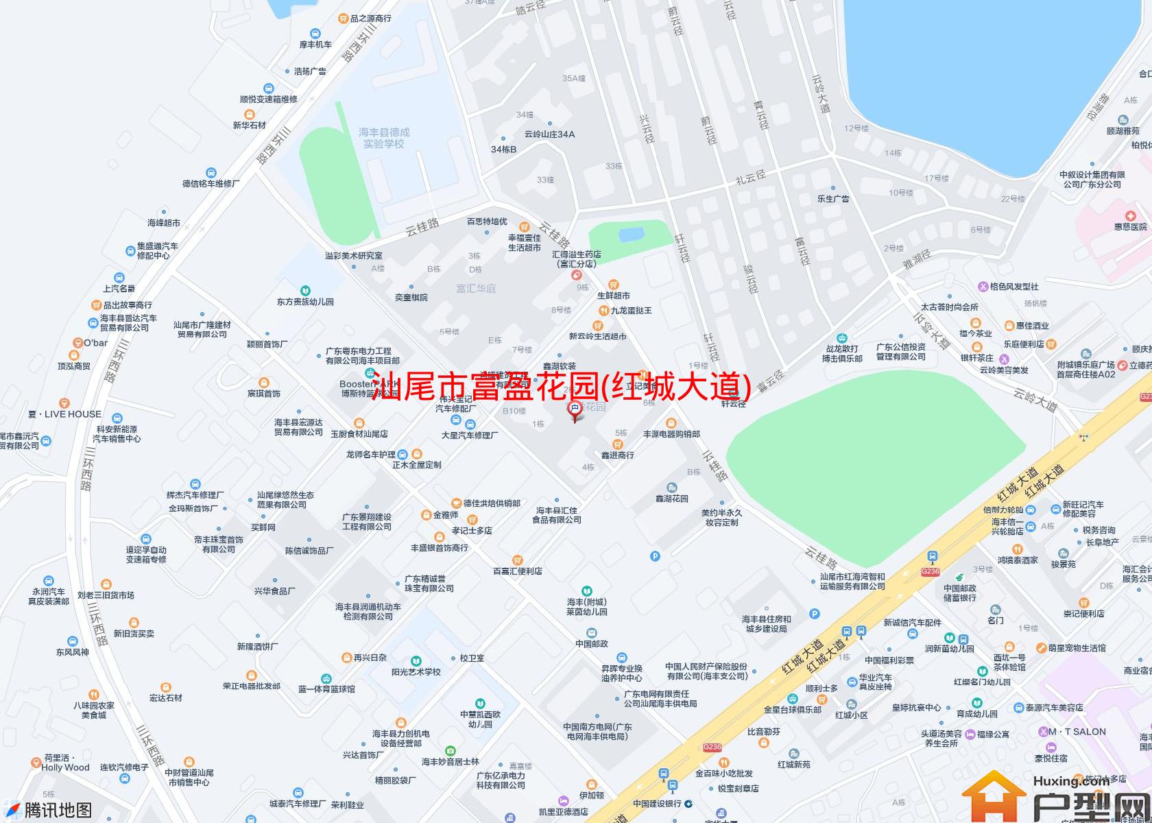 富盈花园(红城大道)小区 - 户型网