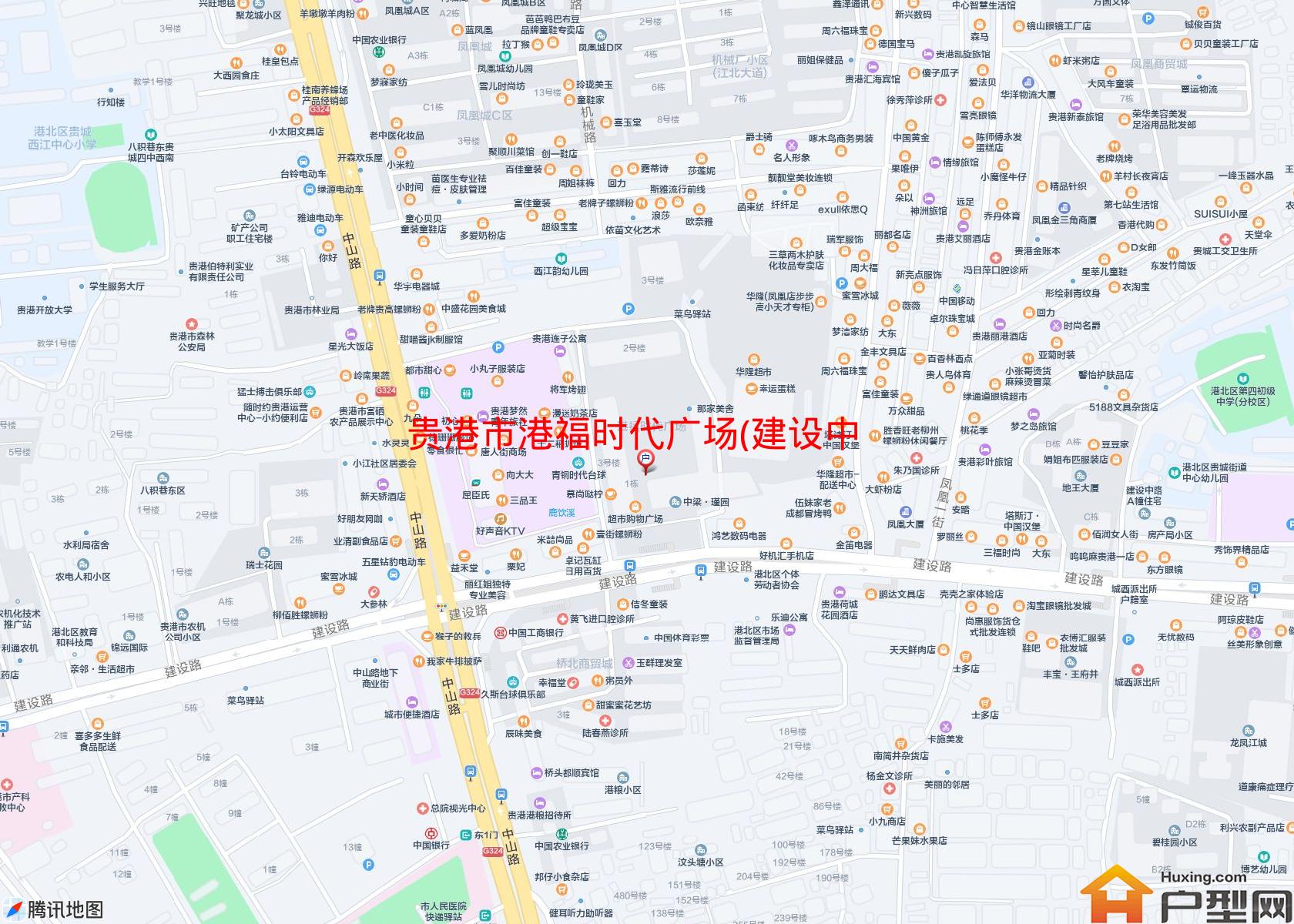 港福时代广场(建设中路182号)小区 - 户型网