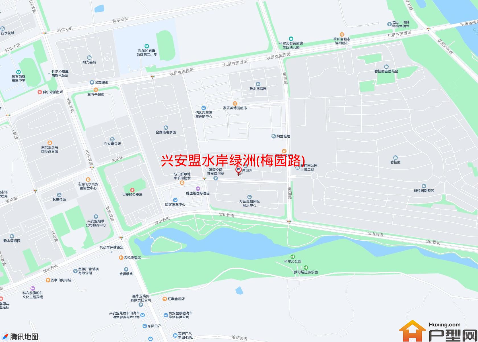 水岸绿洲(梅园路)小区 - 户型网
