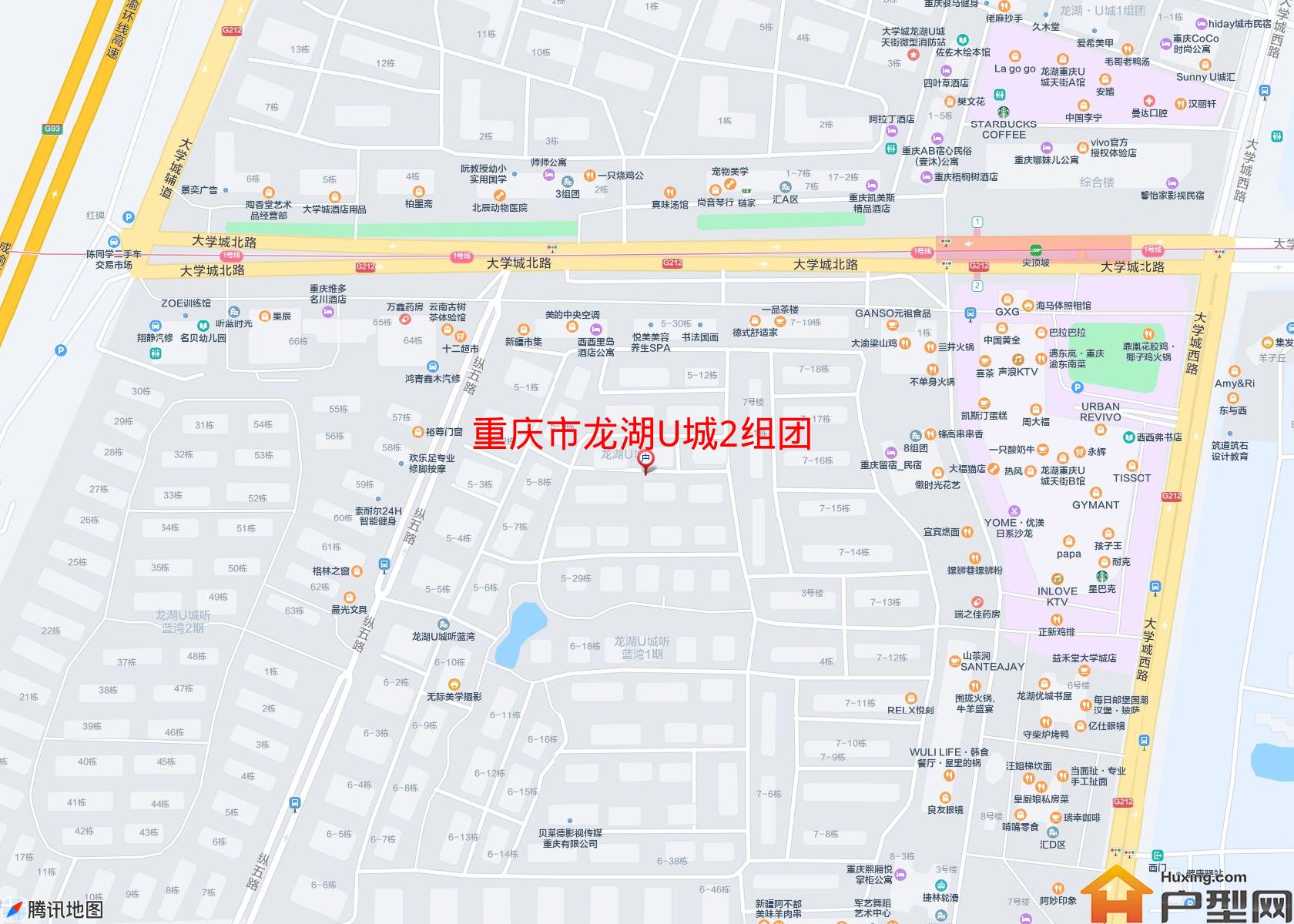 龙湖U城2组团小区 - 户型网