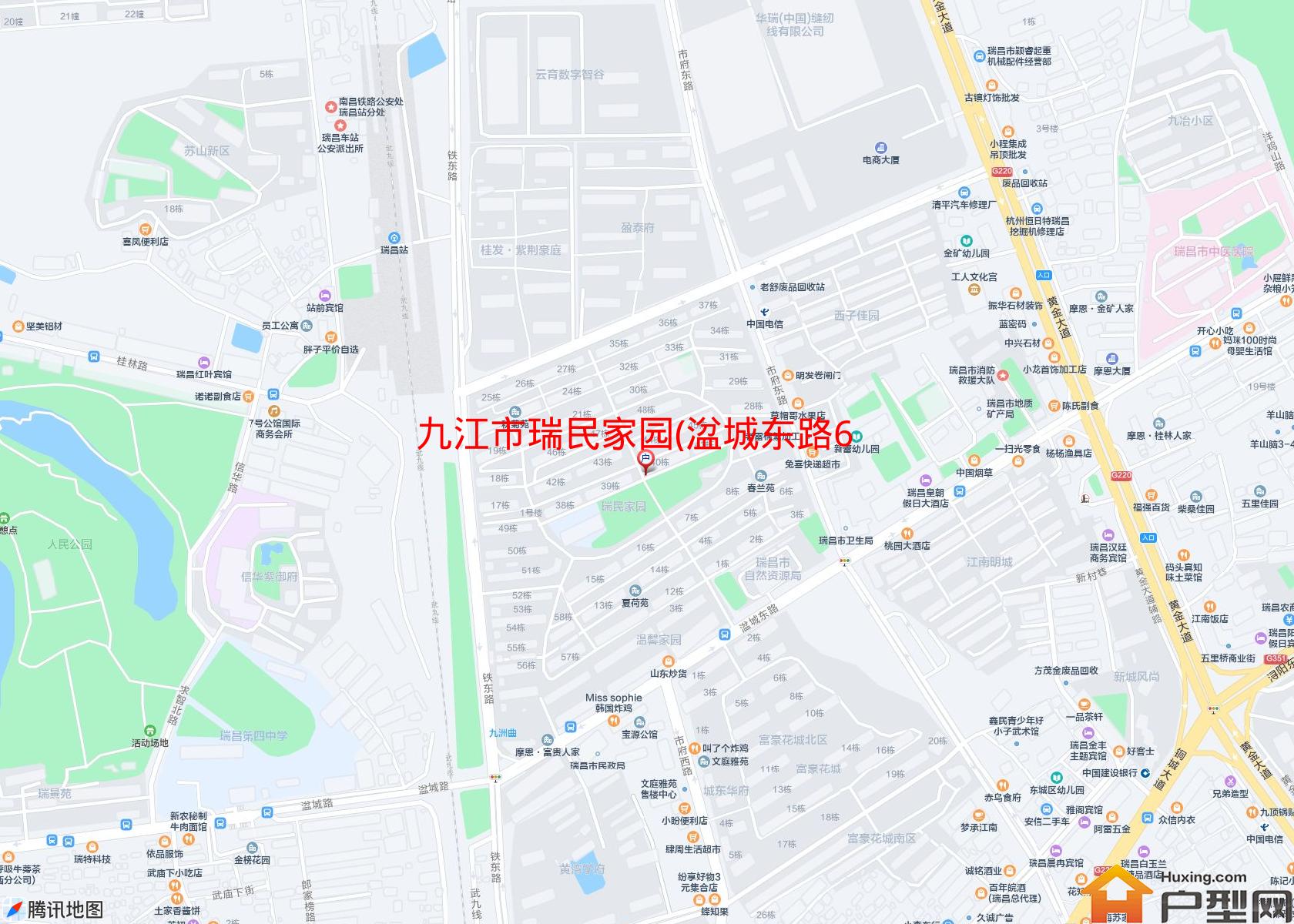 瑞民家园(湓城东路6号)小区 - 户型网