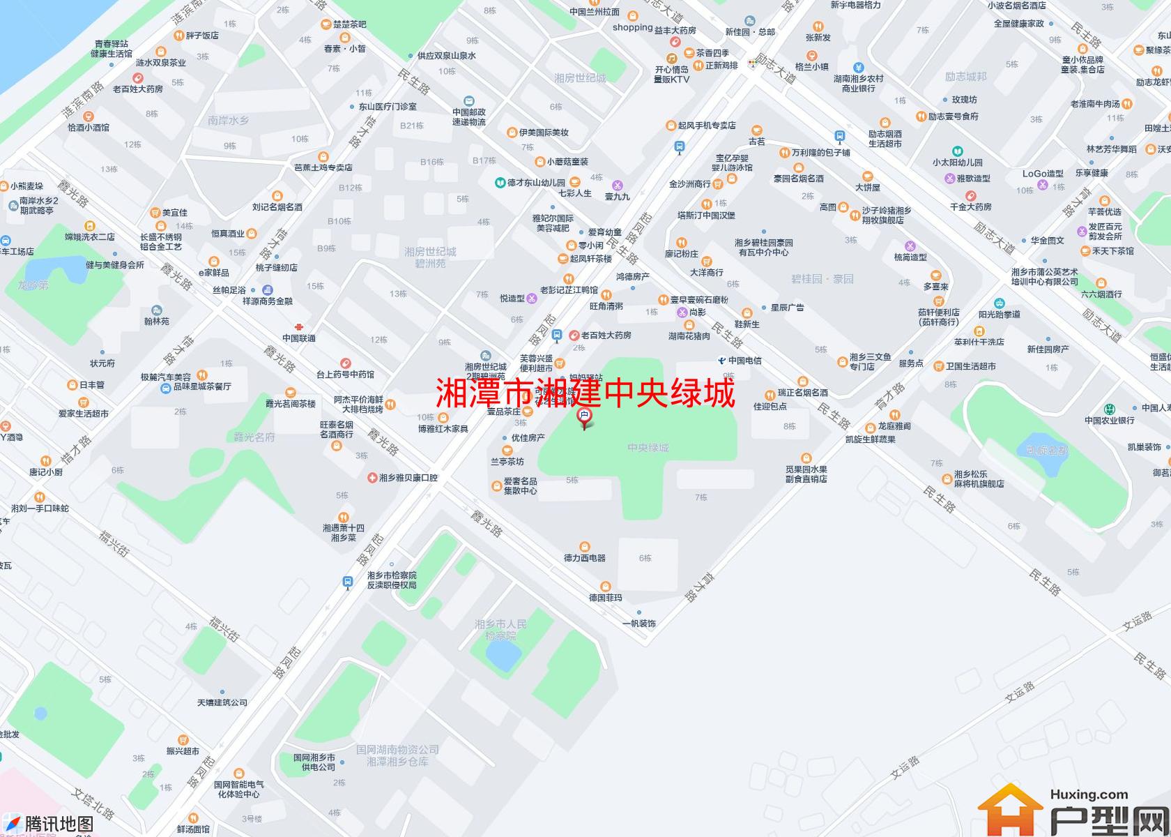 湘建中央绿城小区 - 户型网