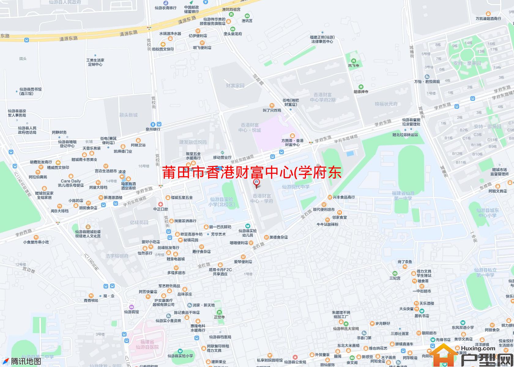 香港财富中心(学府东路)小区 - 户型网