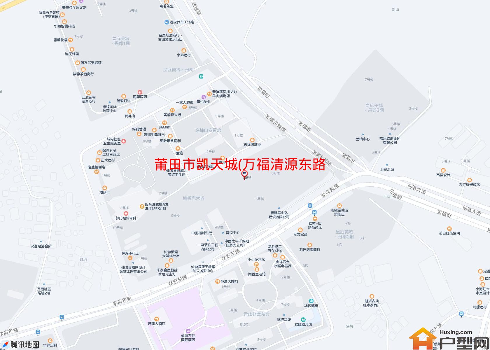 凯天城(万福清源东路)小区 - 户型网