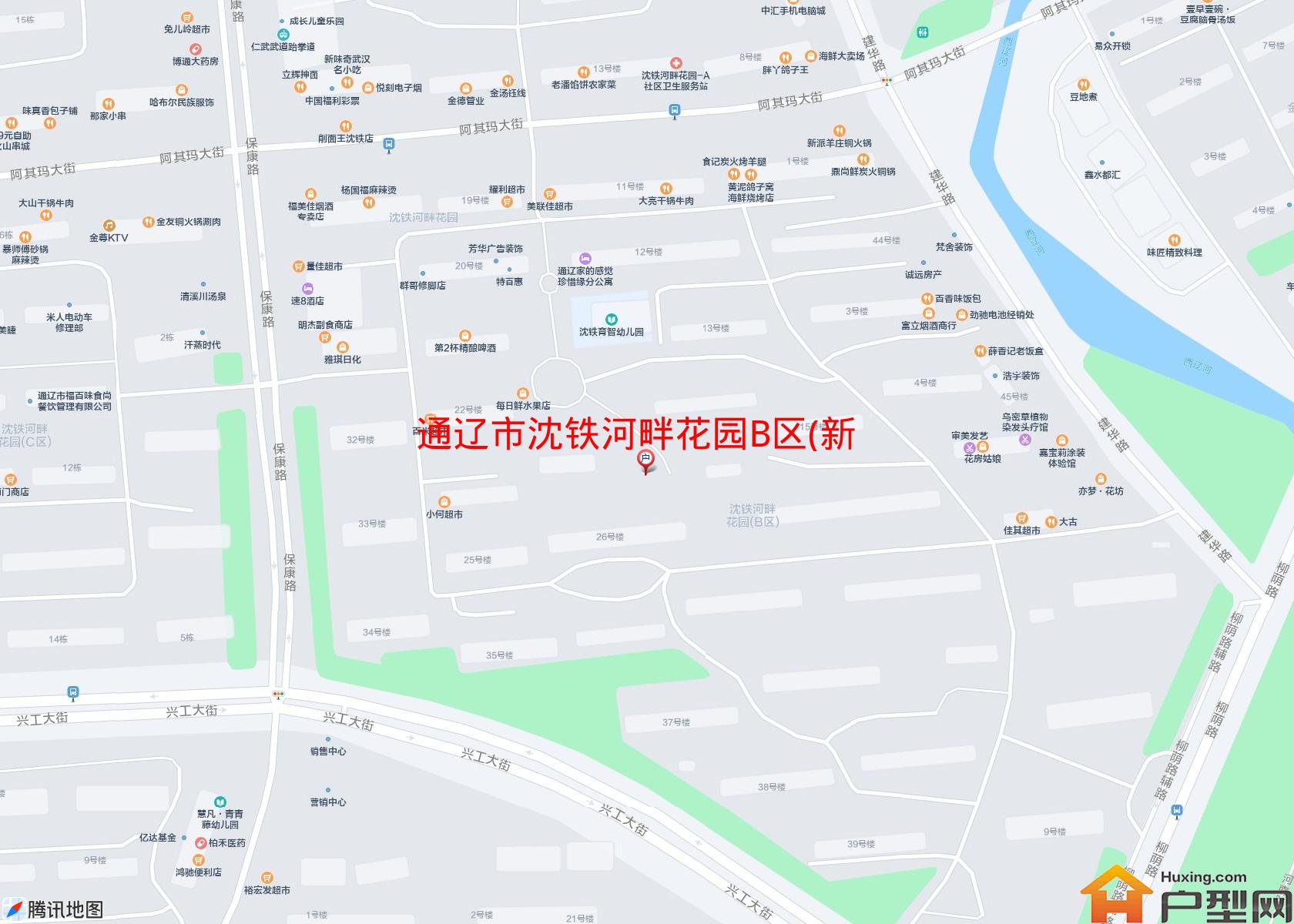 沈铁河畔花园B区(新城街道)小区 - 户型网