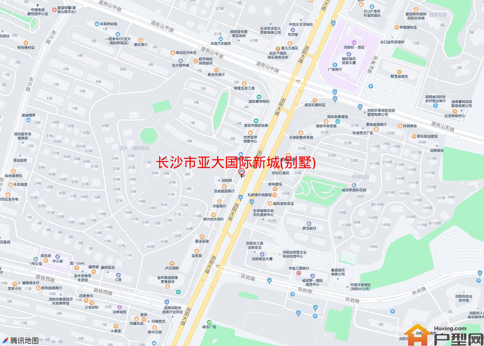 亚大国际新城(别墅)小区 - 户型网