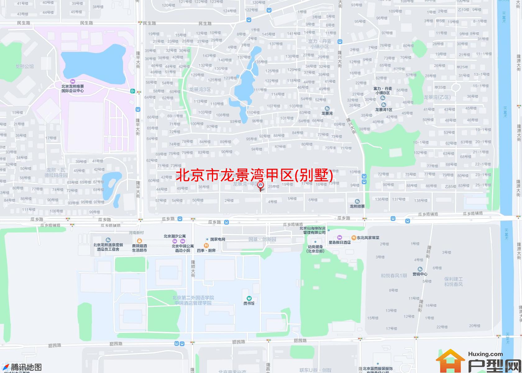 龙景湾甲区(别墅)小区 - 户型网