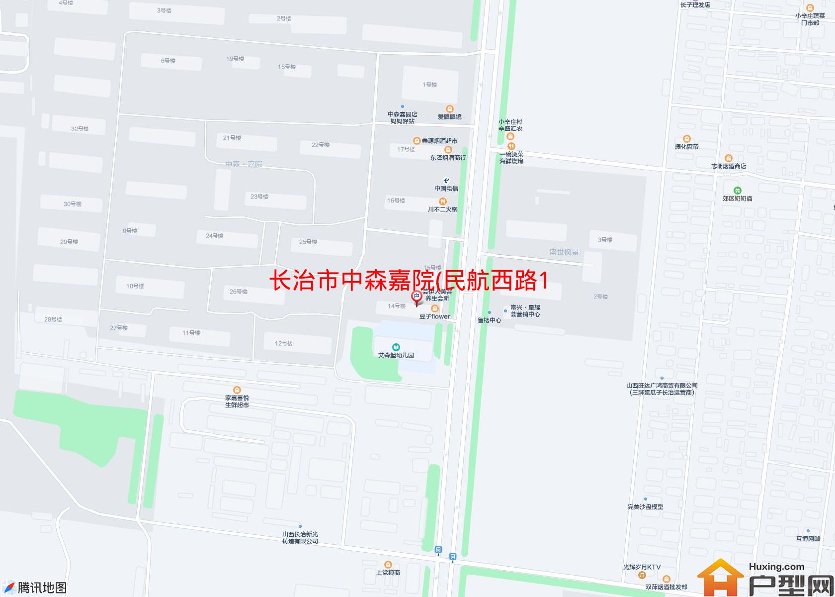 中森嘉院(民航西路1号)小区 - 户型网