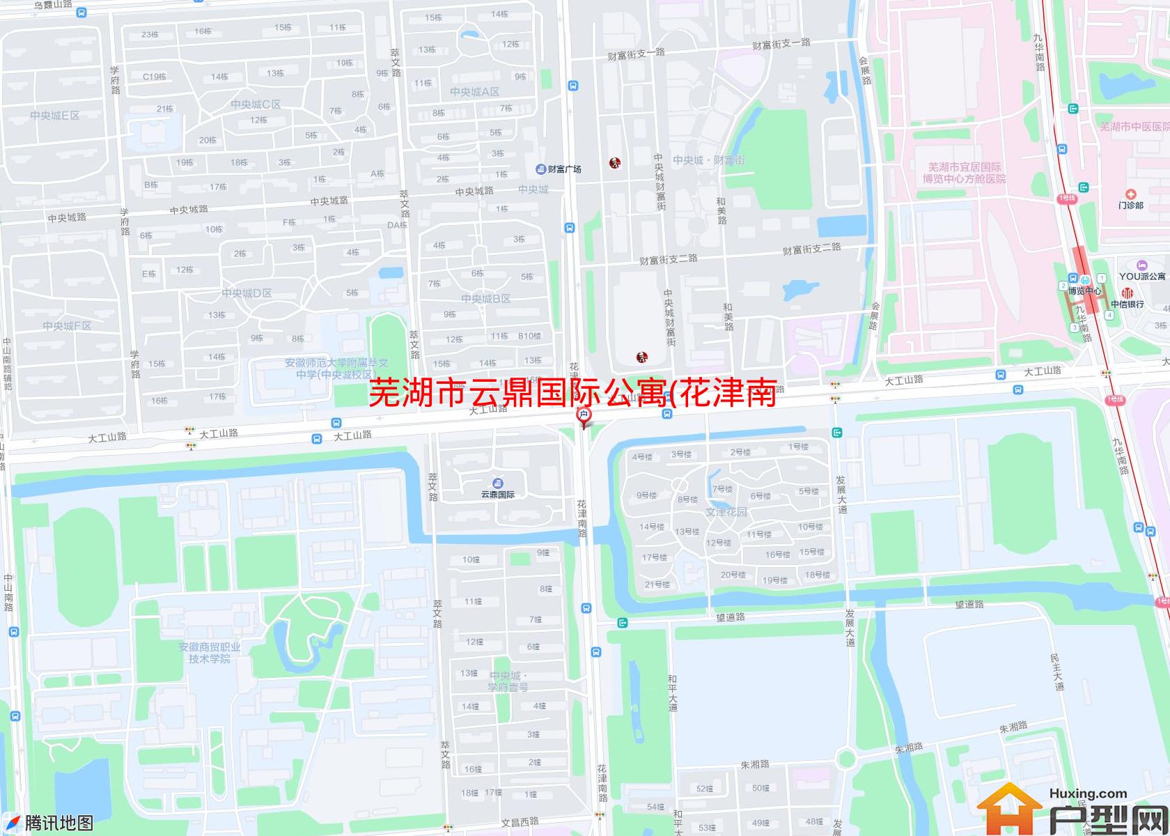 云鼎国际公寓(花津南路)小区 - 户型网