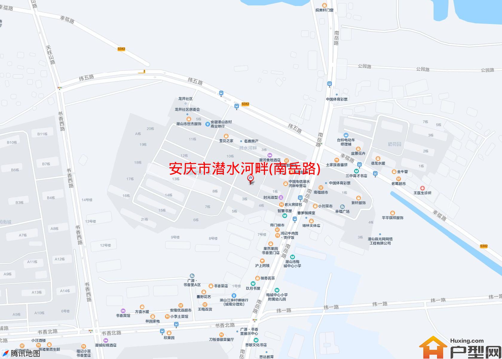 潜水河畔(南岳路)小区 - 户型网