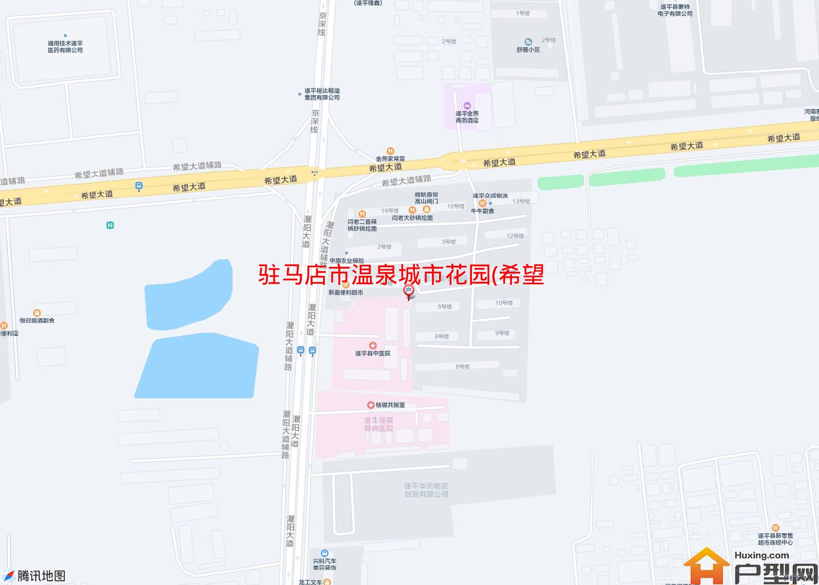 温泉城市花园(希望大道)小区 - 户型网