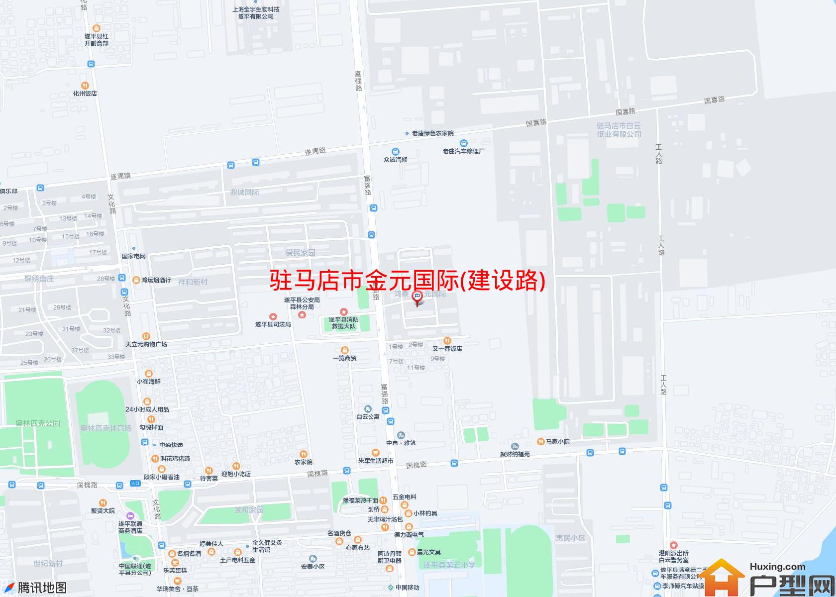 金元国际(建设路)小区 - 户型网