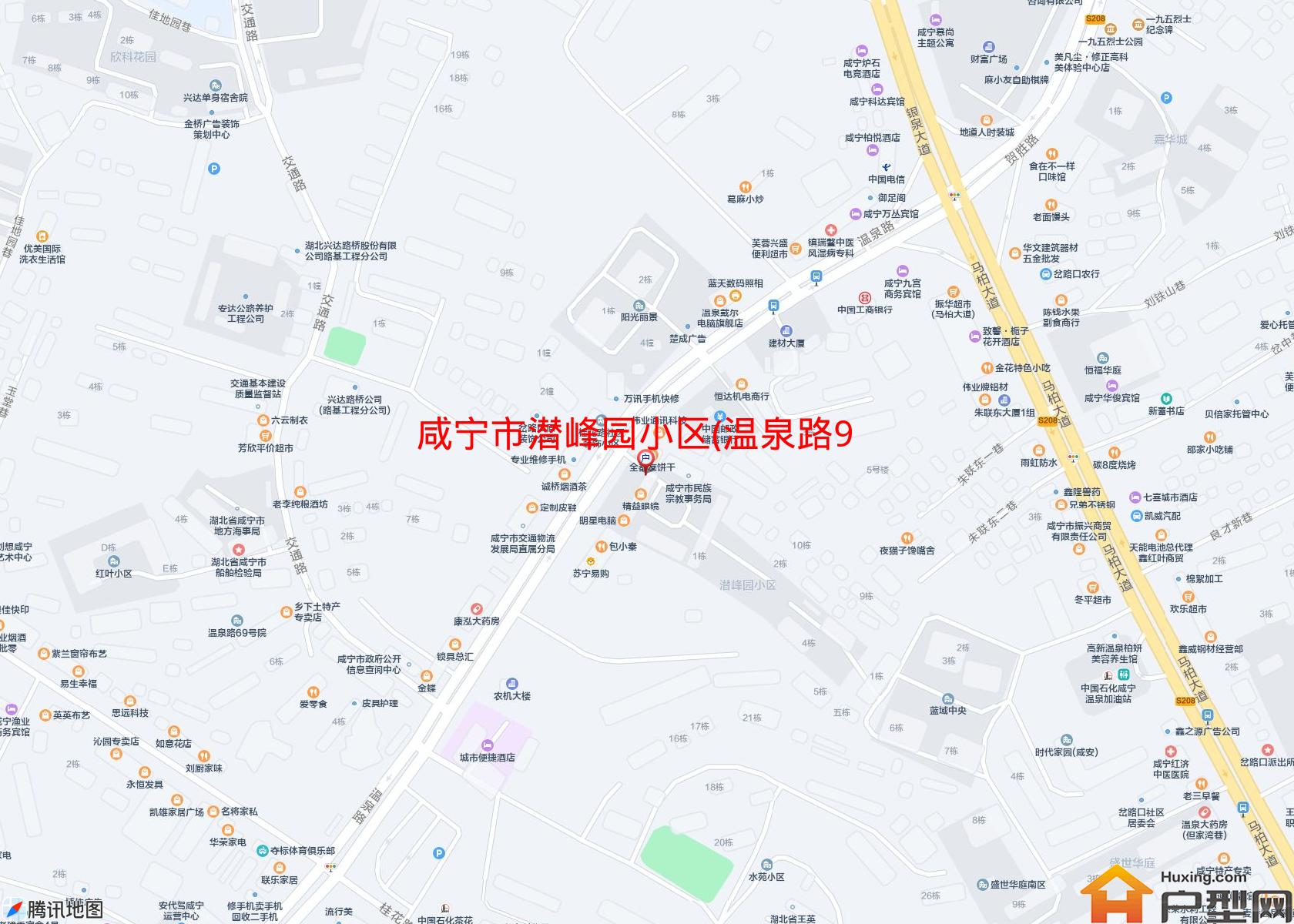 潜峰园小区(温泉路90号)小区 - 户型网