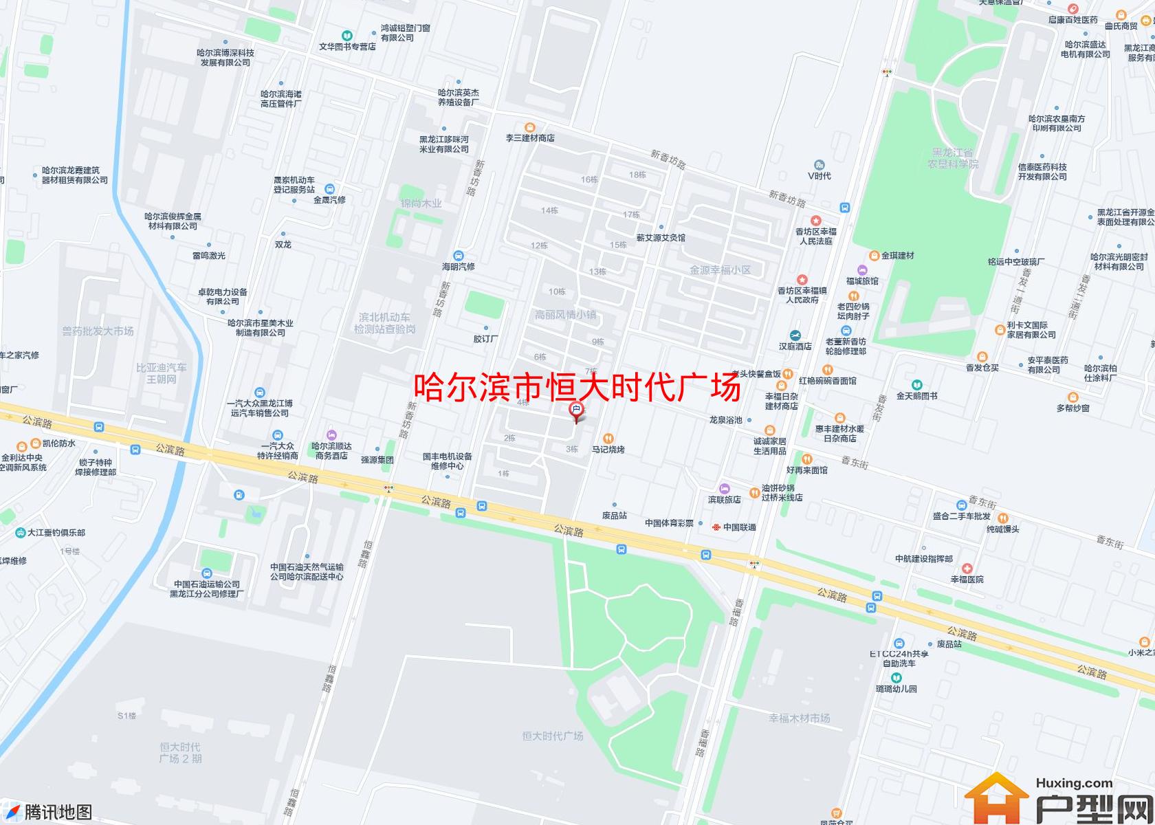 恒大时代广场小区 - 户型网