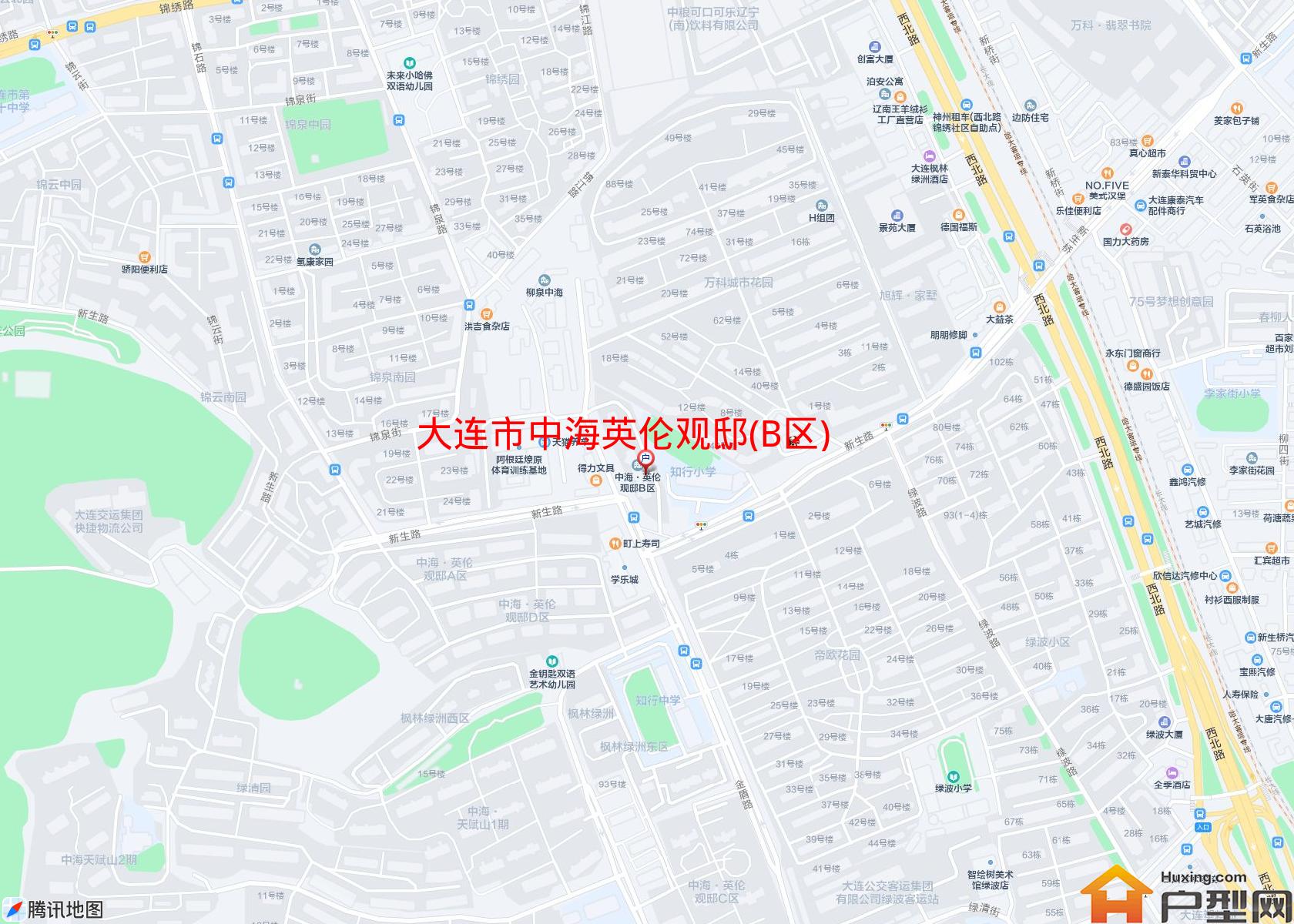 中海英伦观邸(B区)小区 - 户型网