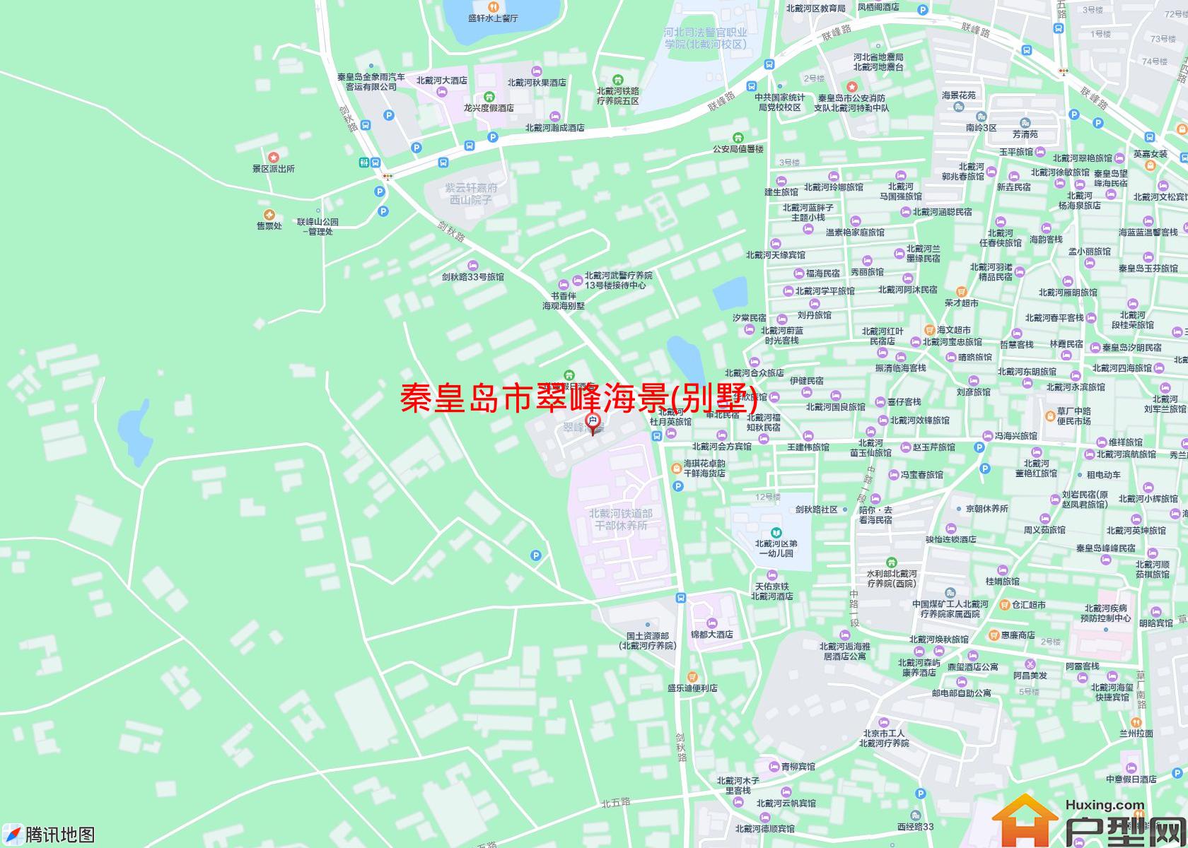 翠峰海景(别墅)小区 - 户型网