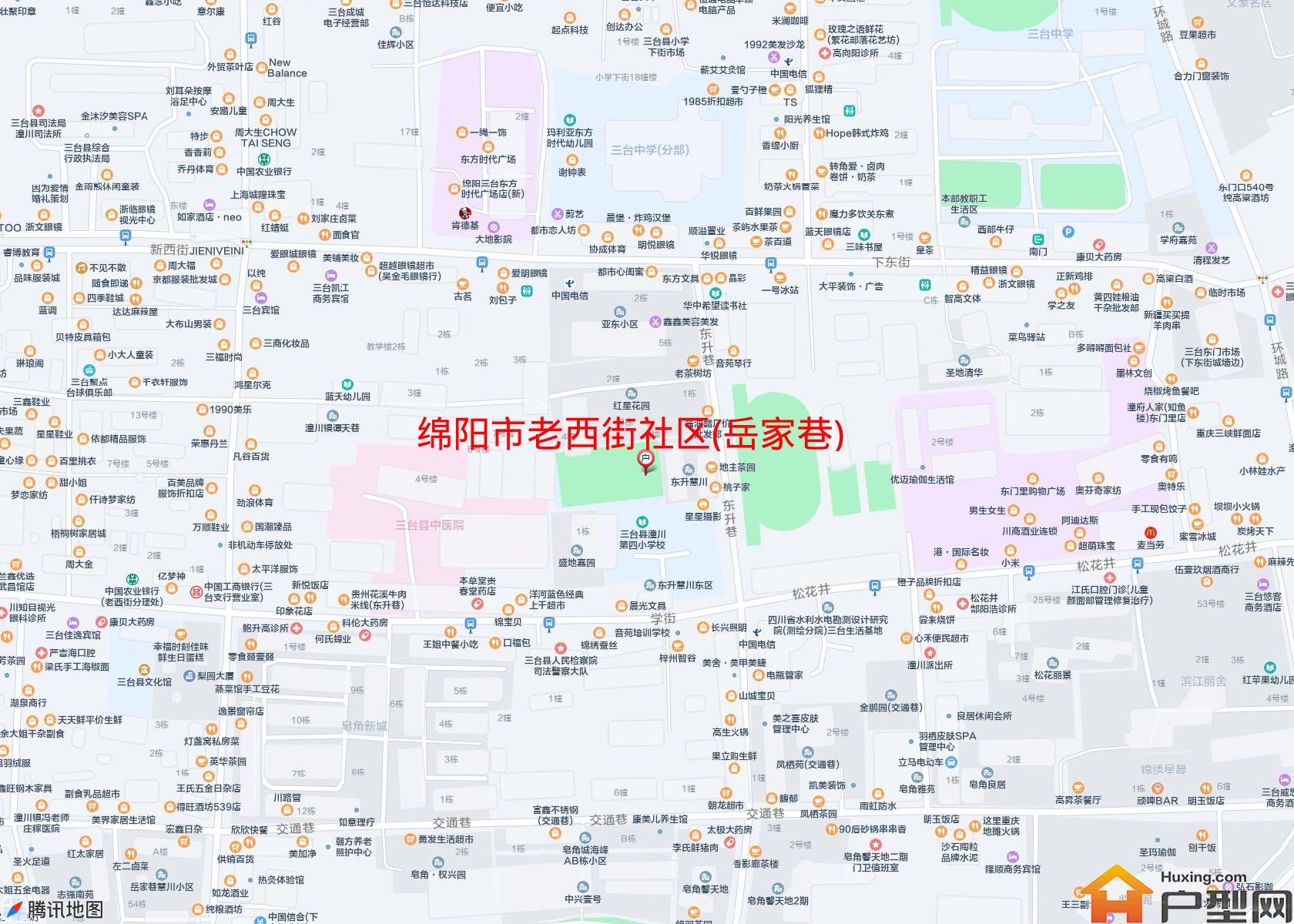 老西街社区(岳家巷)小区 - 户型网