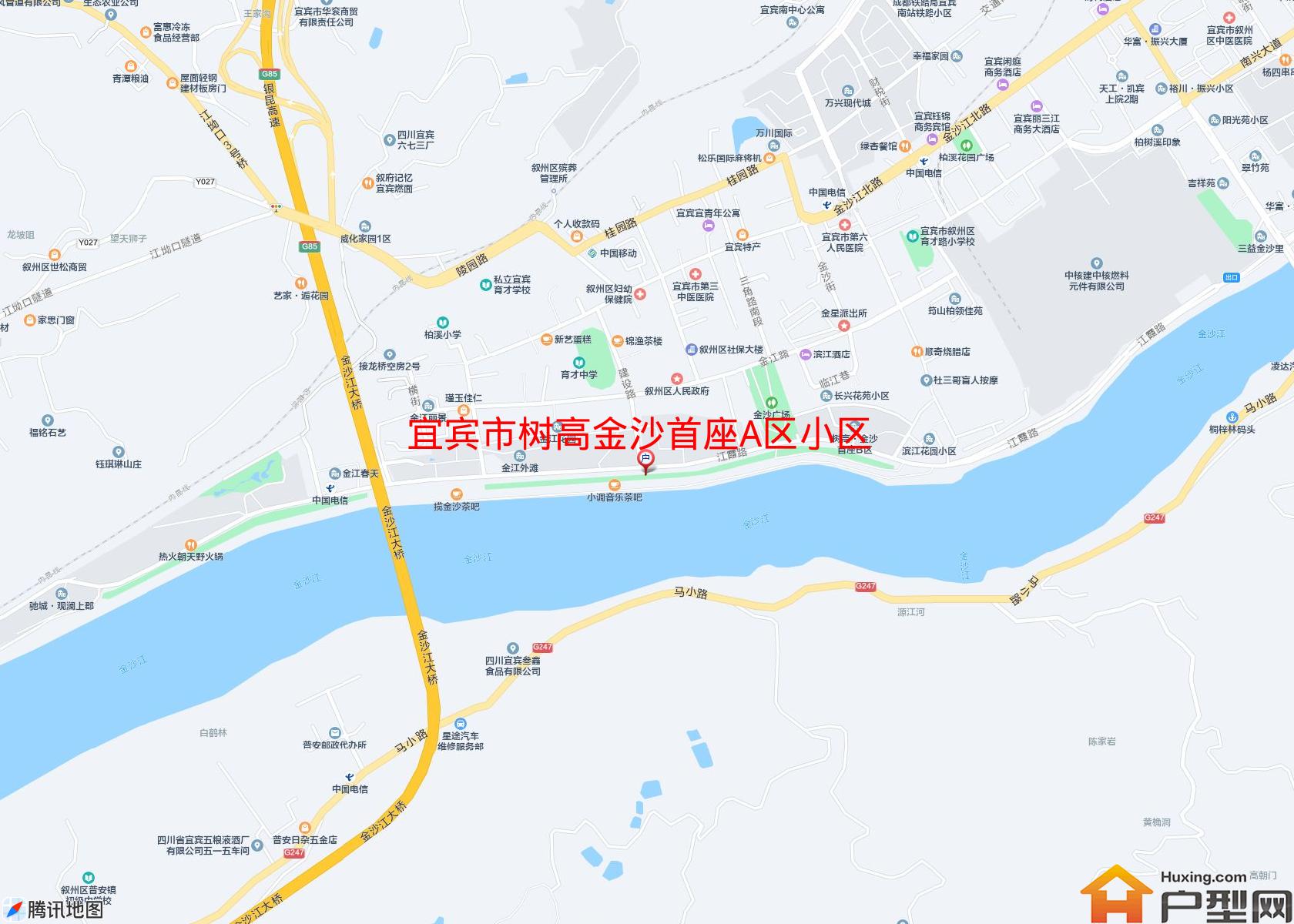树高金沙首座A区小区(江霞路)小区 - 户型网