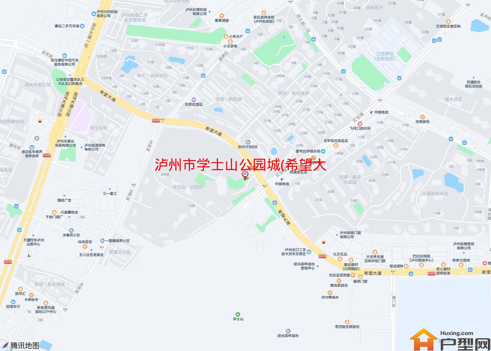 学士山公园城(希望大道)小区 - 户型网