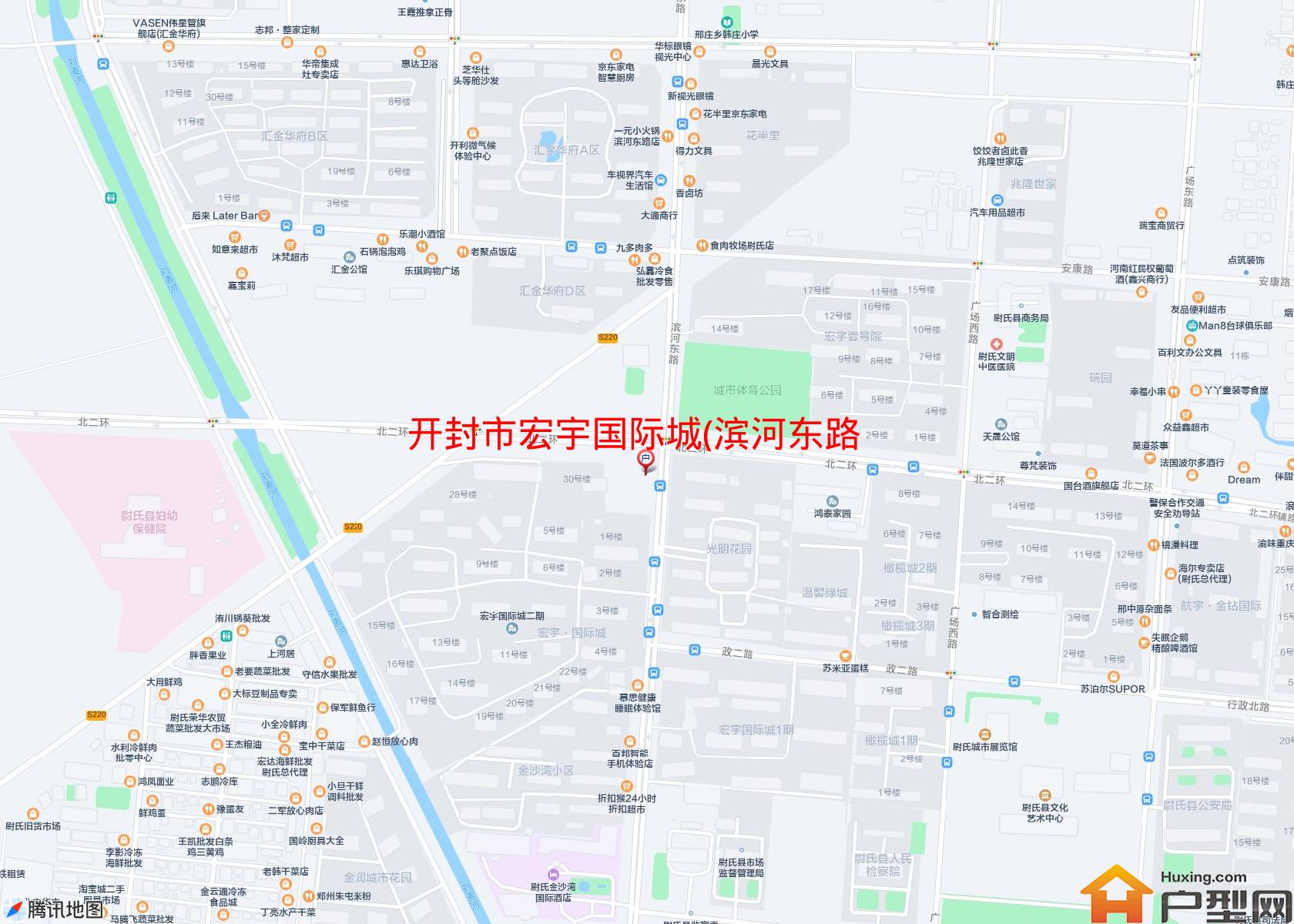 宏宇国际城(滨河东路)小区 - 户型网