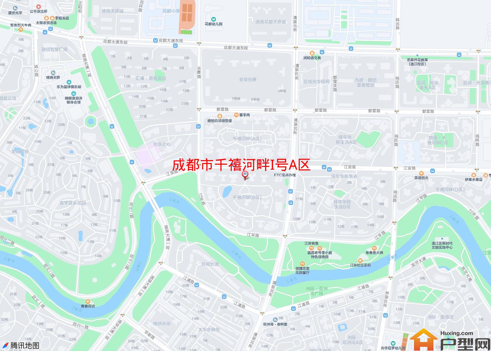 千禧河畔I号A区小区 - 户型网