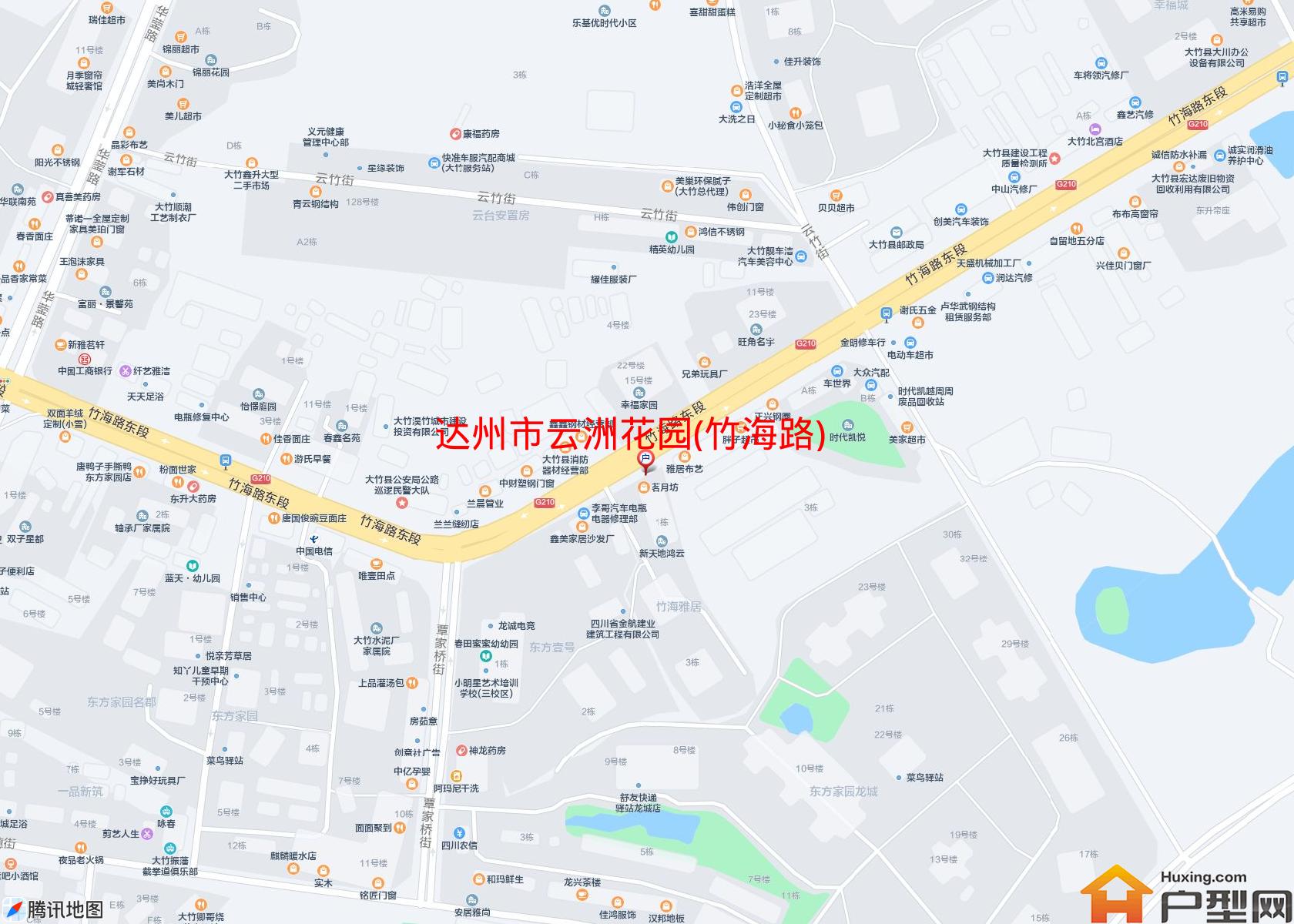 云洲花园(竹海路)小区 - 户型网