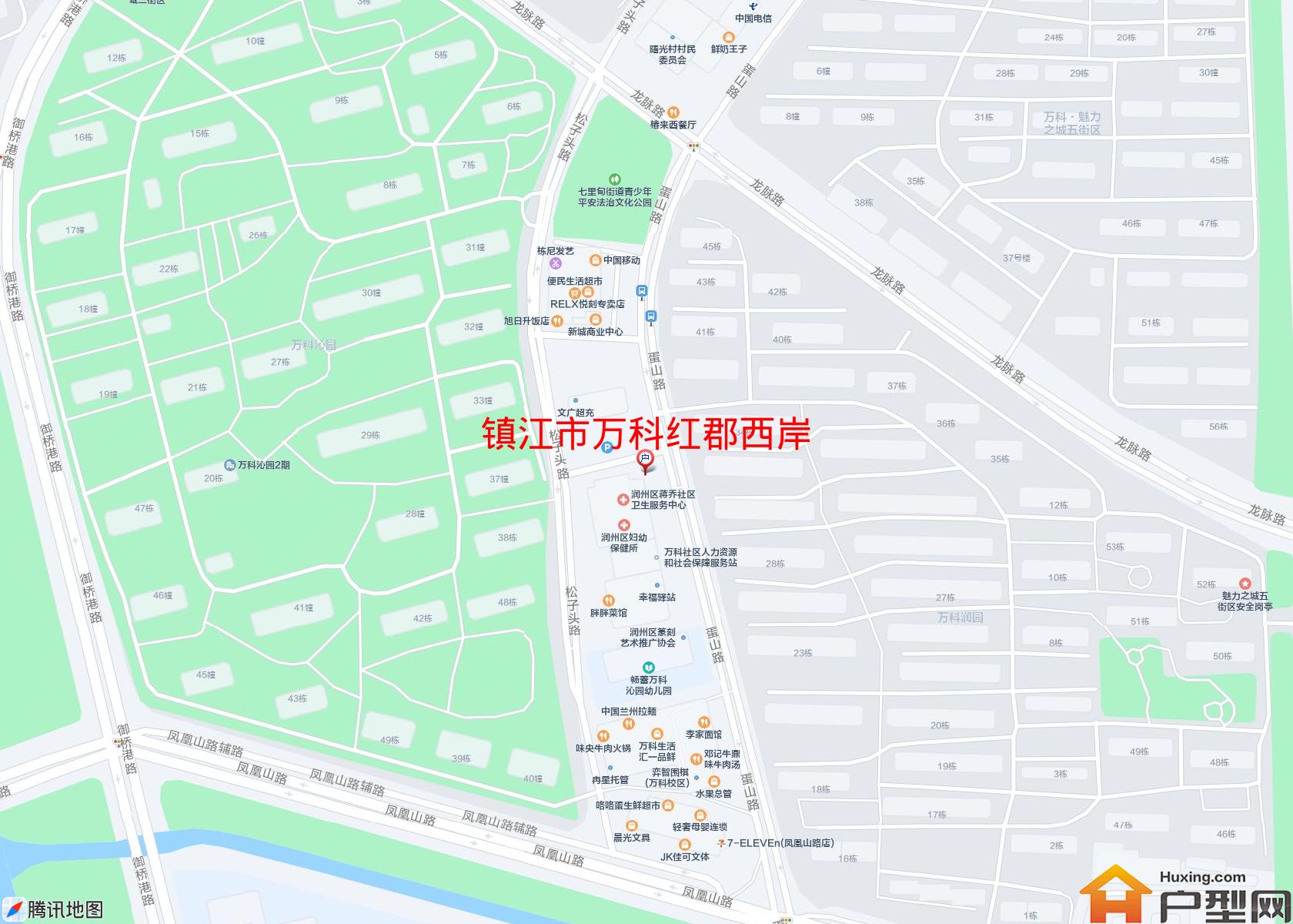 万科红郡西岸小区 - 户型网