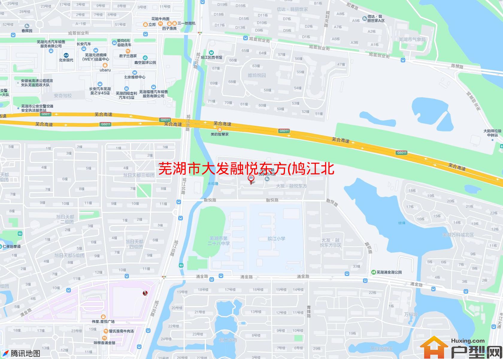 大发融悦东方(鸠江北路)小区 - 户型网