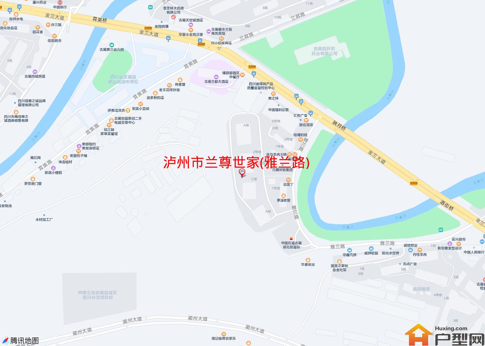 兰尊世家(雅兰路)小区 - 户型网
