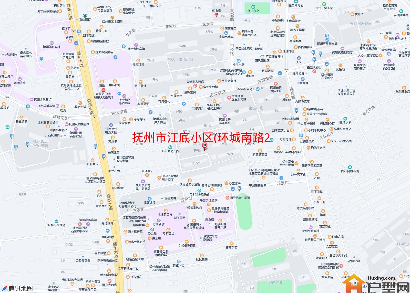 江底小区(环城南路234号)小区 - 户型网