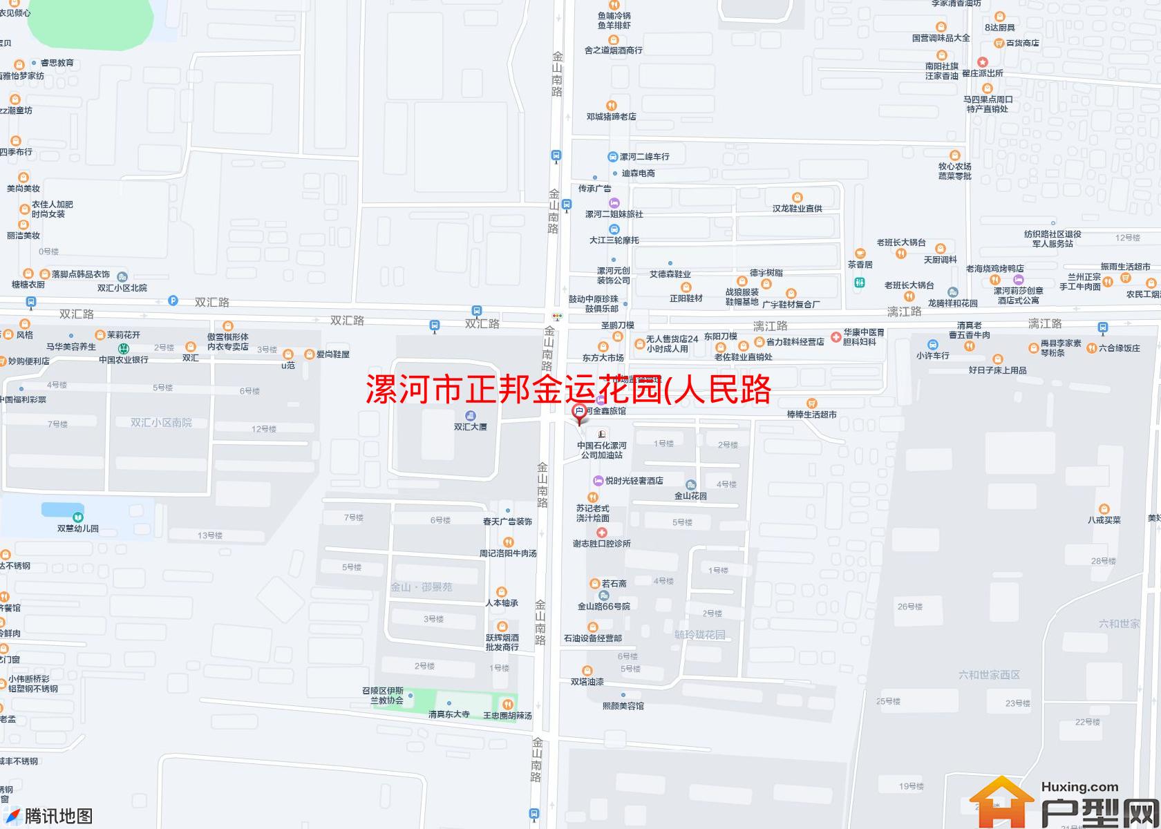 正邦金运花园(人民路)小区 - 户型网