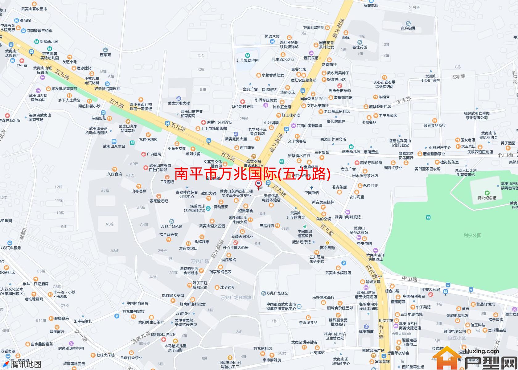 万兆国际(五九路)小区 - 户型网