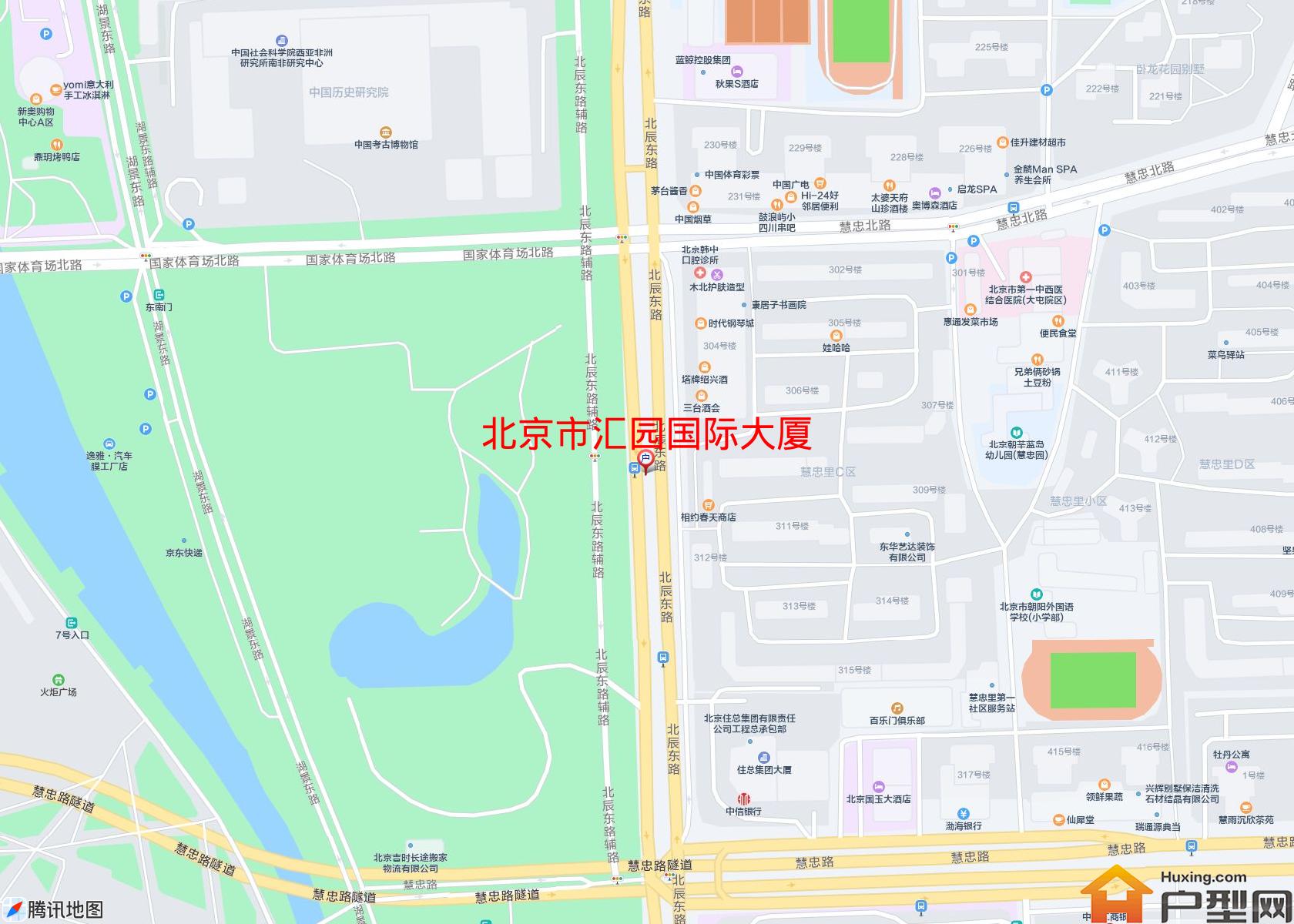 汇园国际大厦小区 - 户型网