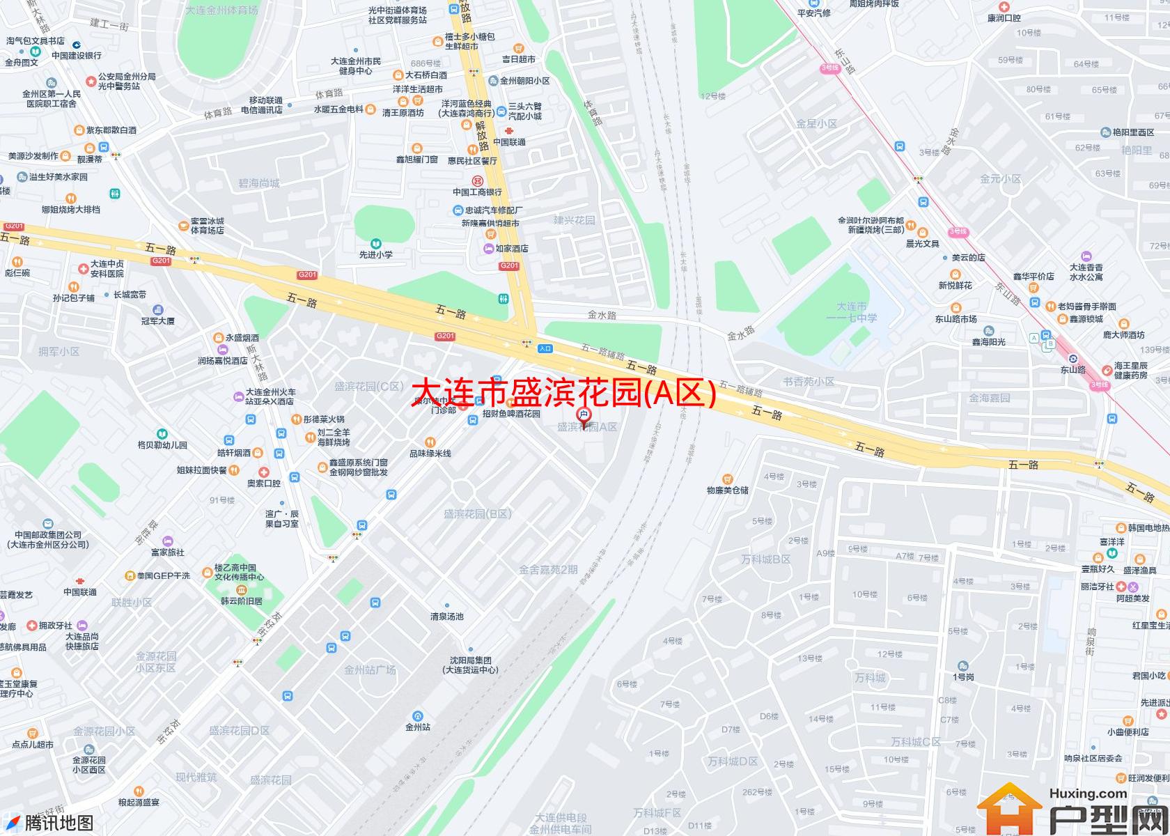盛滨花园(A区)小区 - 户型网