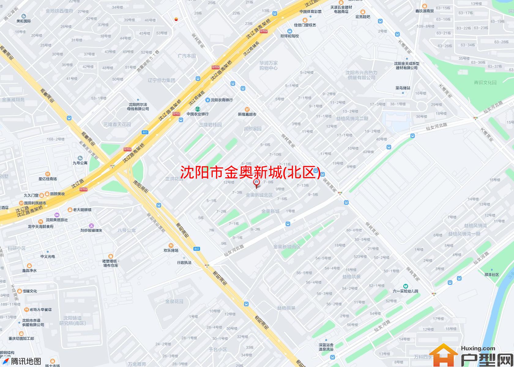 金奥新城(北区)小区 - 户型网