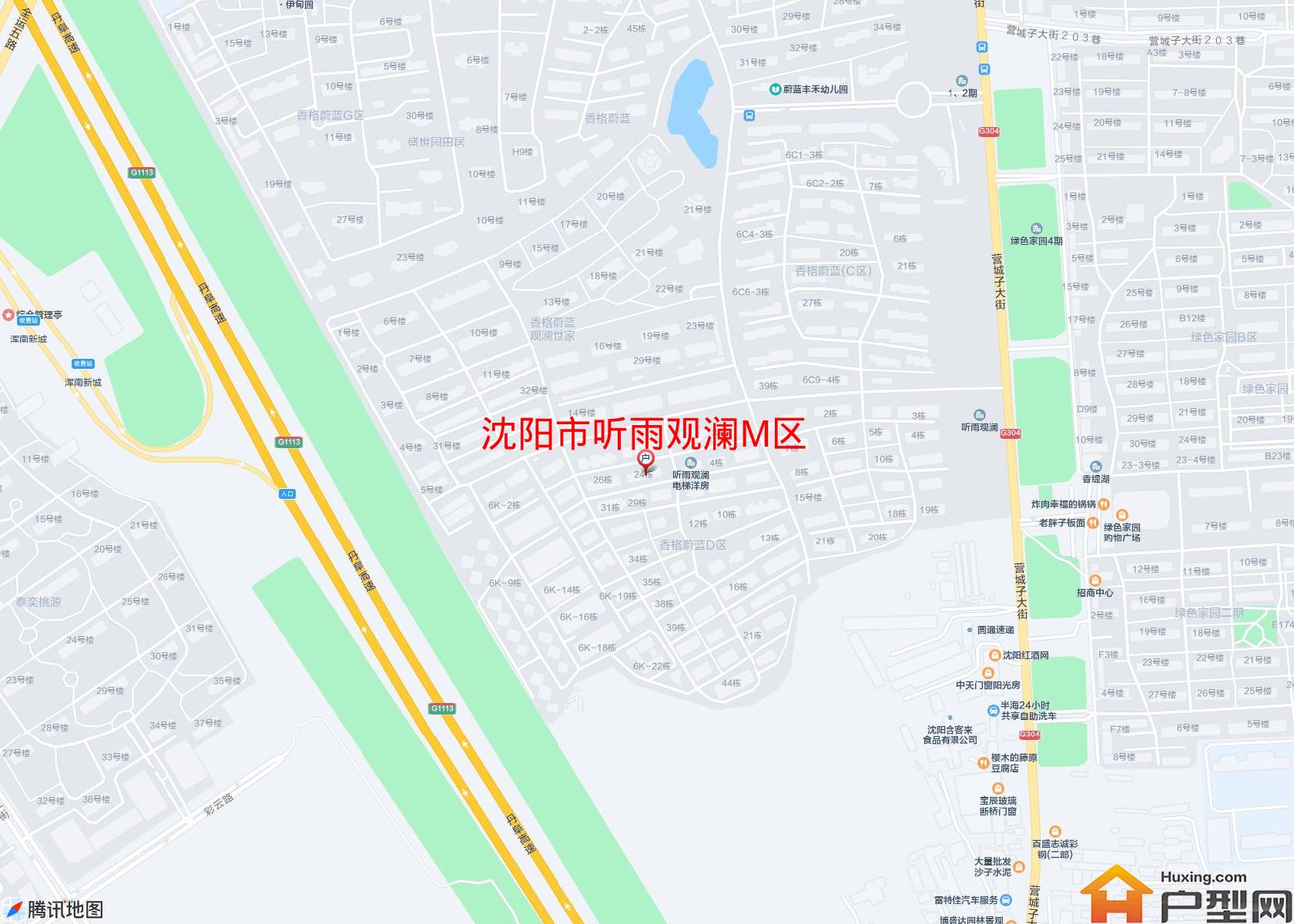 听雨观澜M区小区 - 户型网