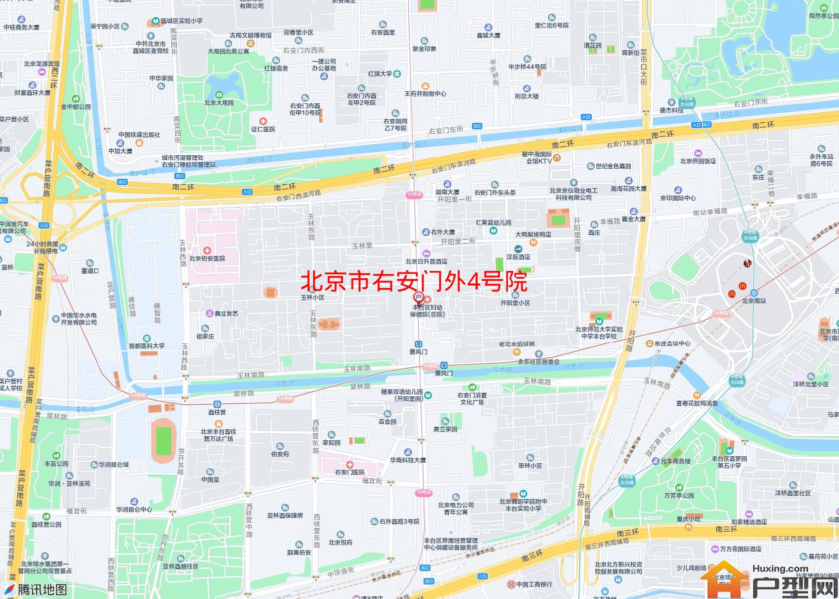 右安门外4号院小区 - 户型网