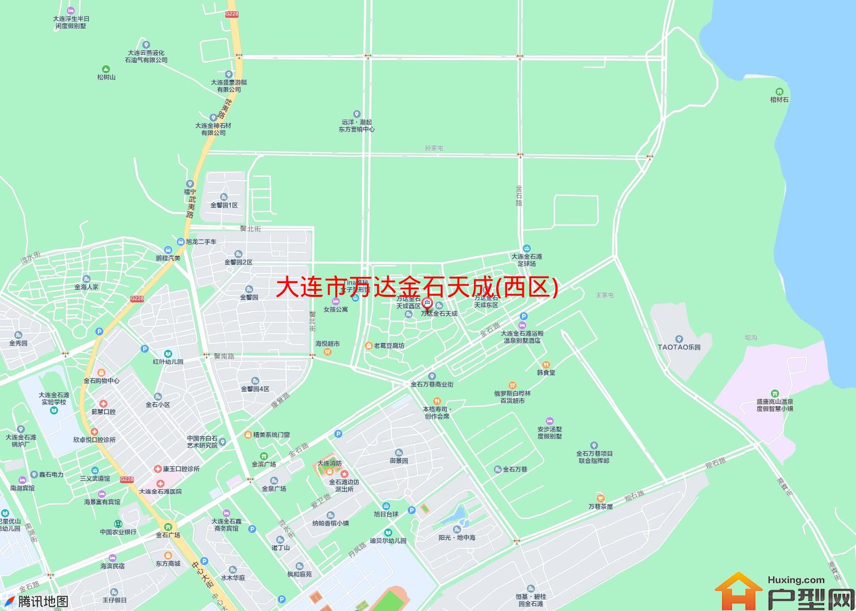 万达金石天成(西区)小区 - 户型网