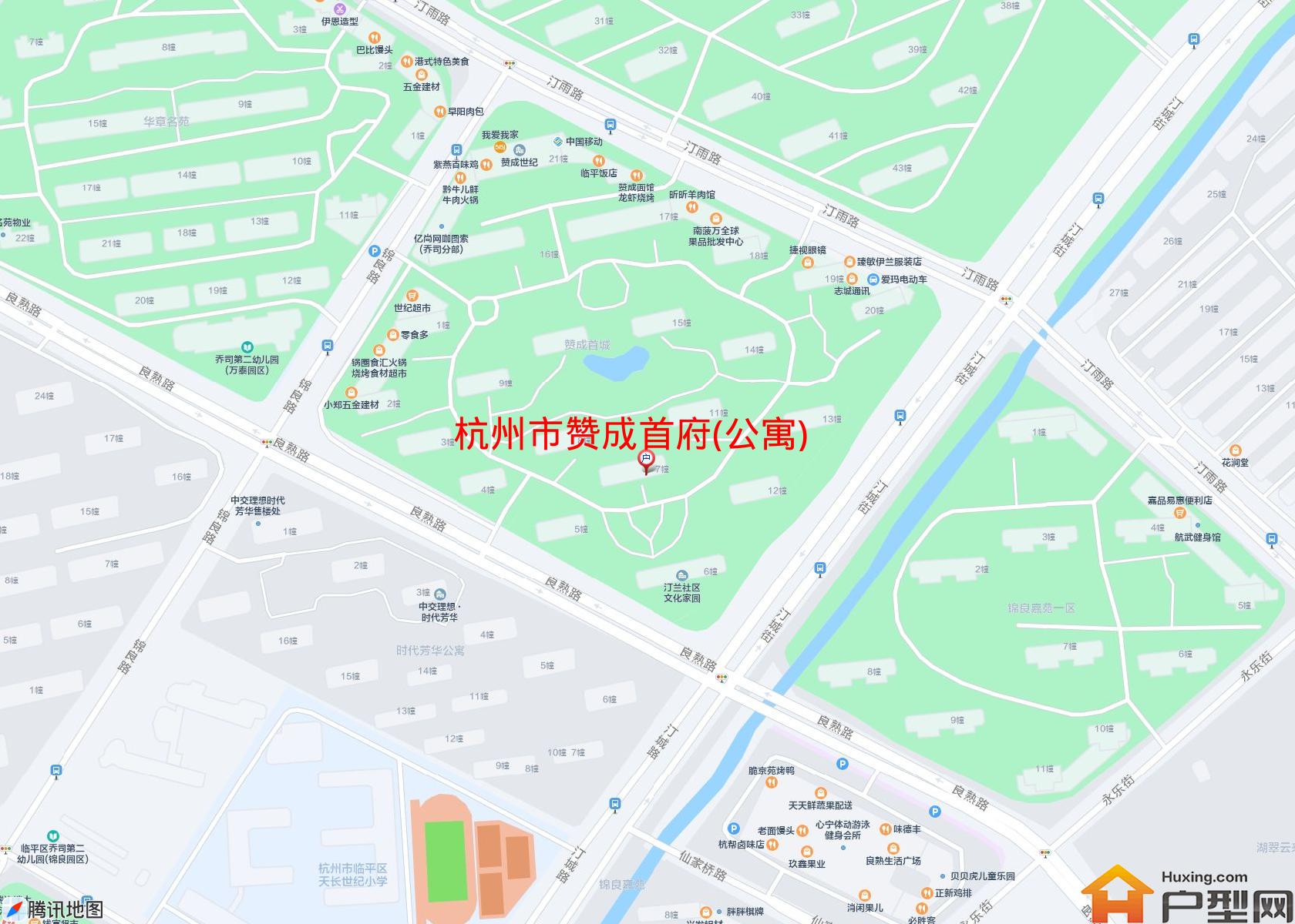 赞成首府(公寓)小区 - 户型网