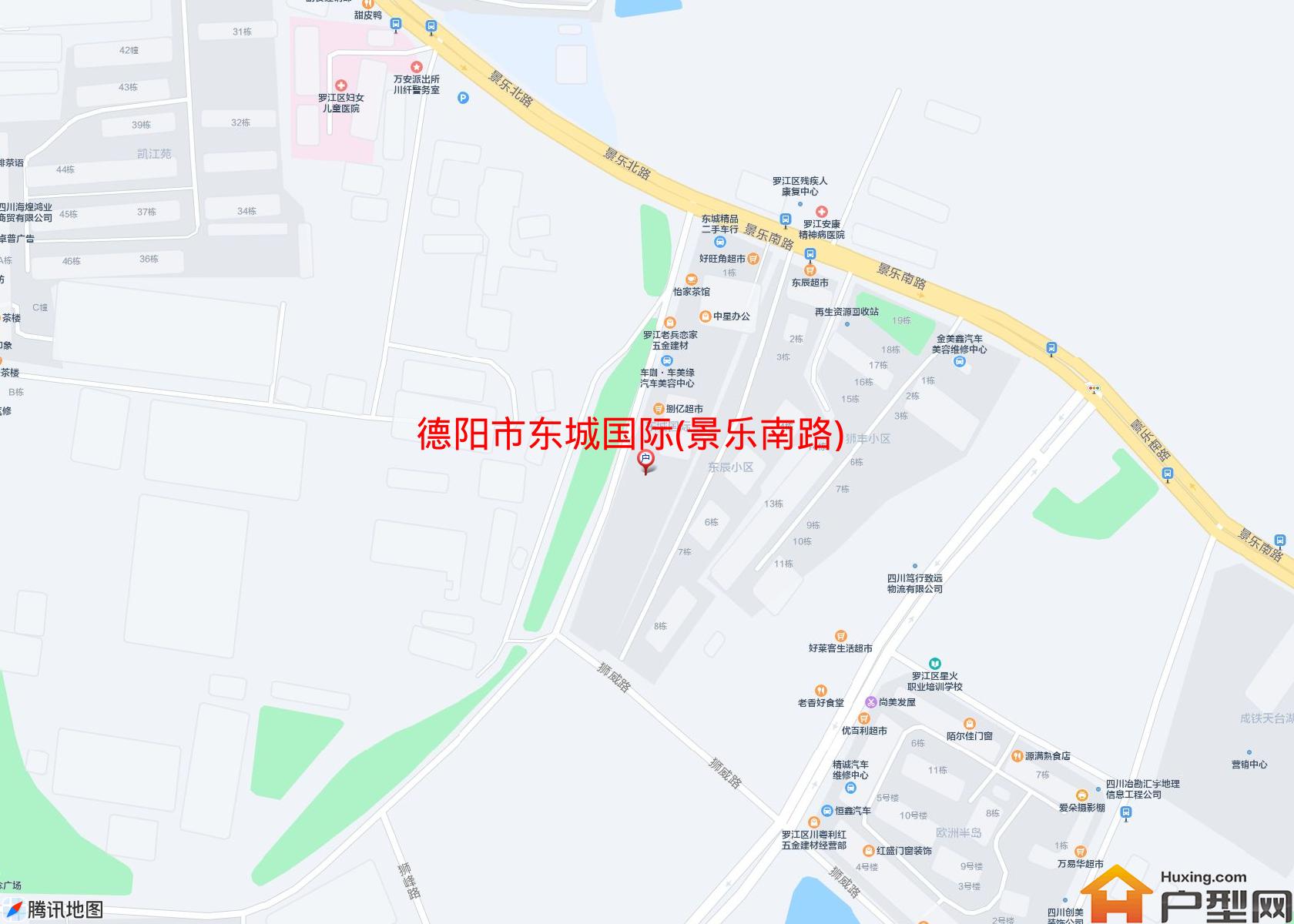 东城国际(景乐南路)小区 - 户型网