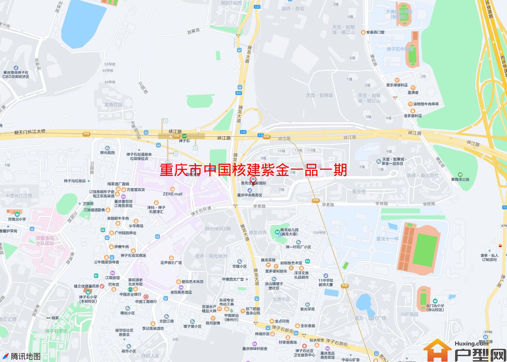 中国核建紫金一品一期小区 - 户型网