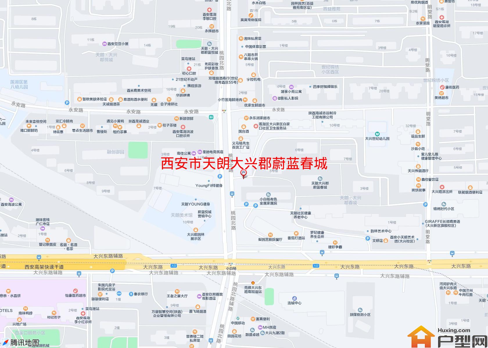 天朗大兴郡蔚蓝春城小区 - 户型网