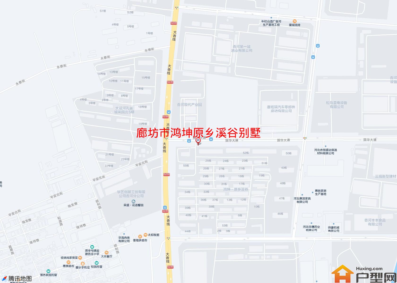 鸿坤原乡溪谷别墅小区 - 户型网