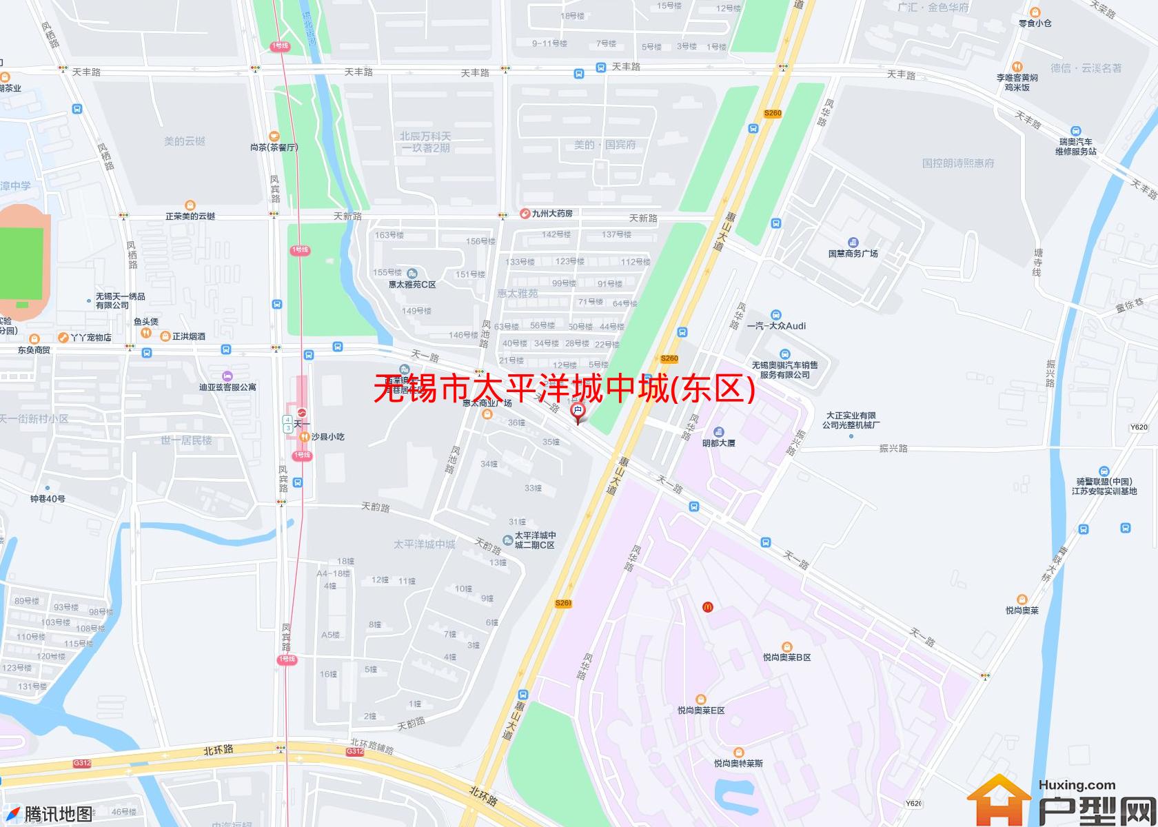 太平洋城中城(东区)小区 - 户型网