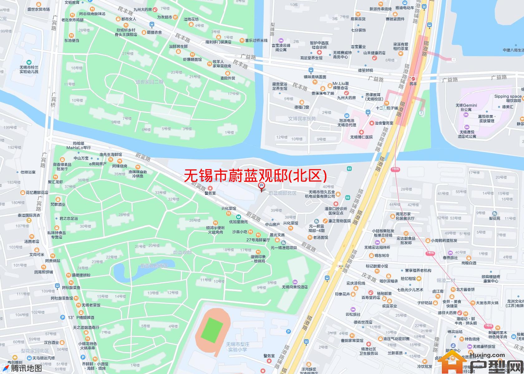 蔚蓝观邸(北区)小区 - 户型网